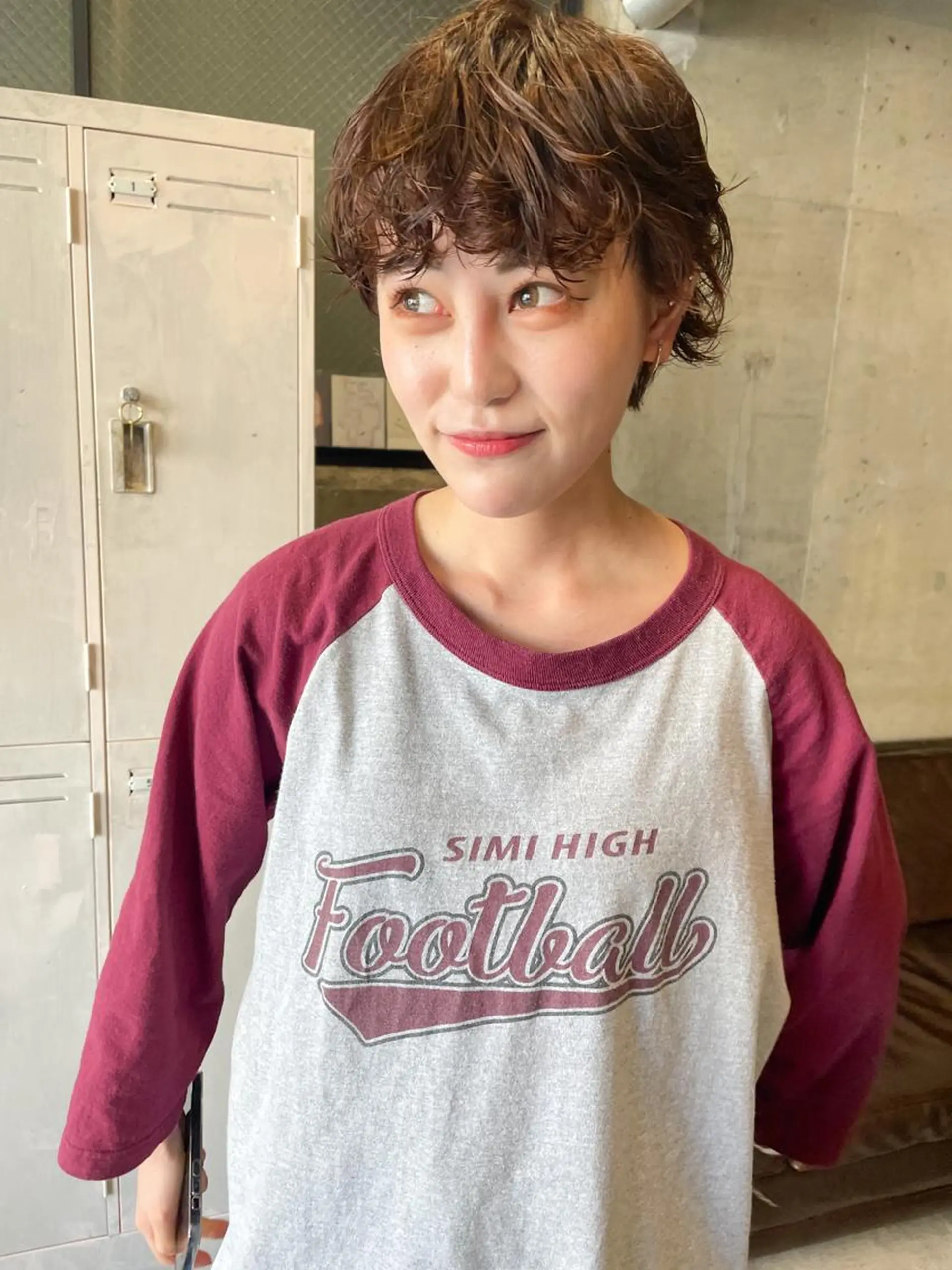 ショート パーマ カット パーマ トリートメント パーマ/レイヤー 岩山丈一郎のヘアスタイル