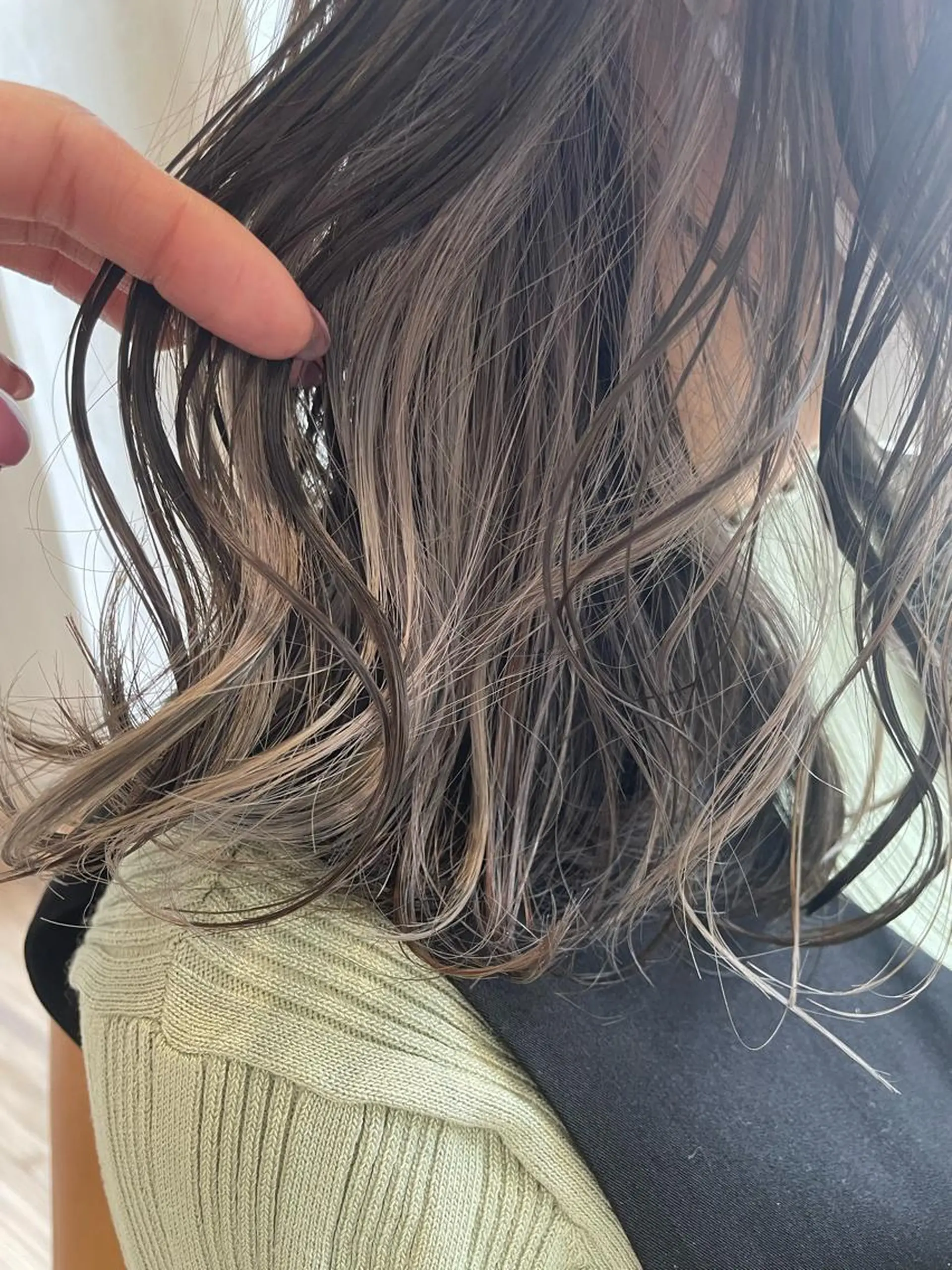 セミロング ヘアカラー トリートメント ボブカットモデル/パ ーマ/harunaのヘアスタイル