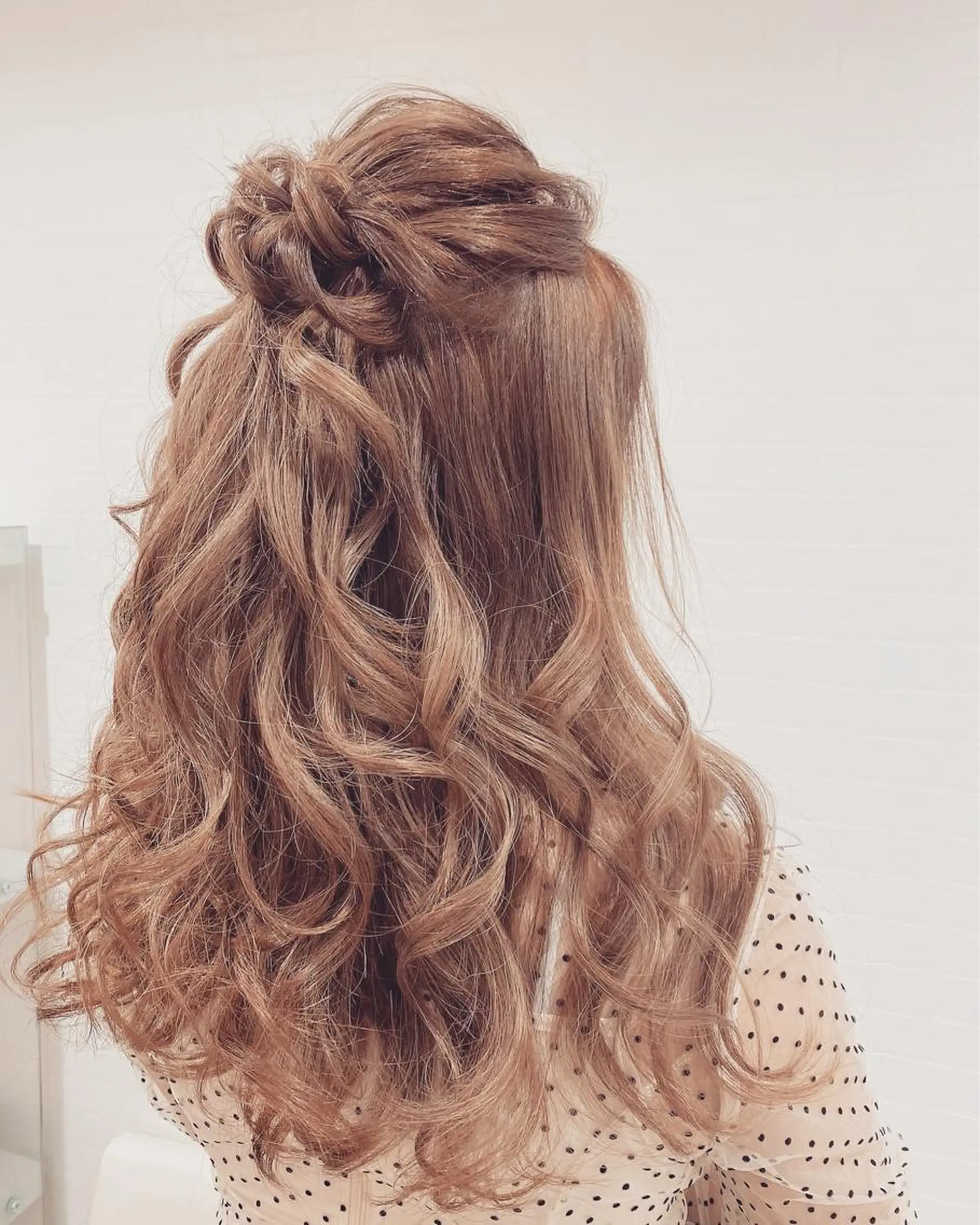 ヘアアレンジ ハーフアップ ヘアセット GRANLUSSO 〜グランルッソ駅前店所属・木口 嘉美のヘアスタイル