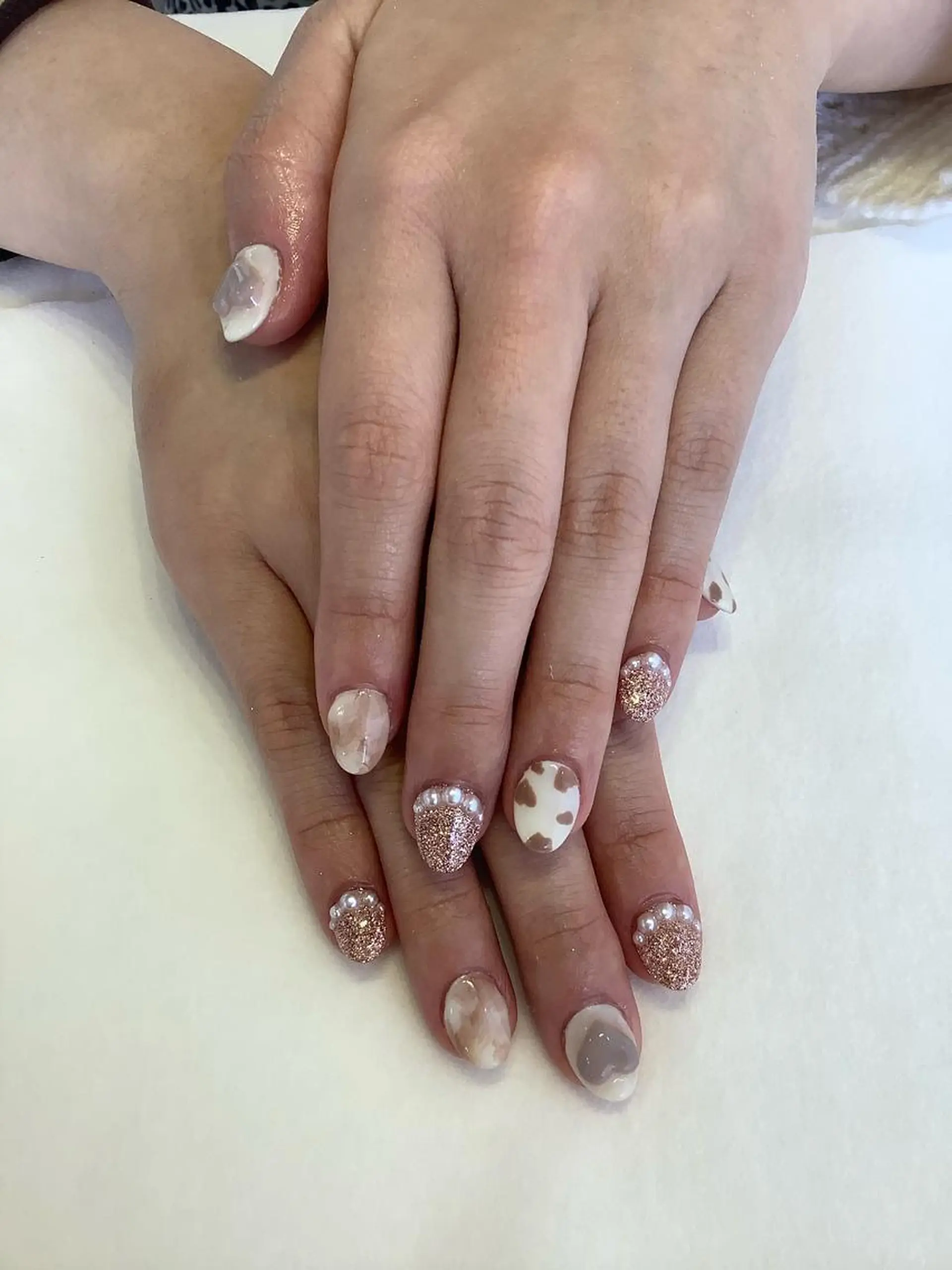 ネイル ハンドネイル 💎🐰 saki. m 🐰💎のネイルデザイン