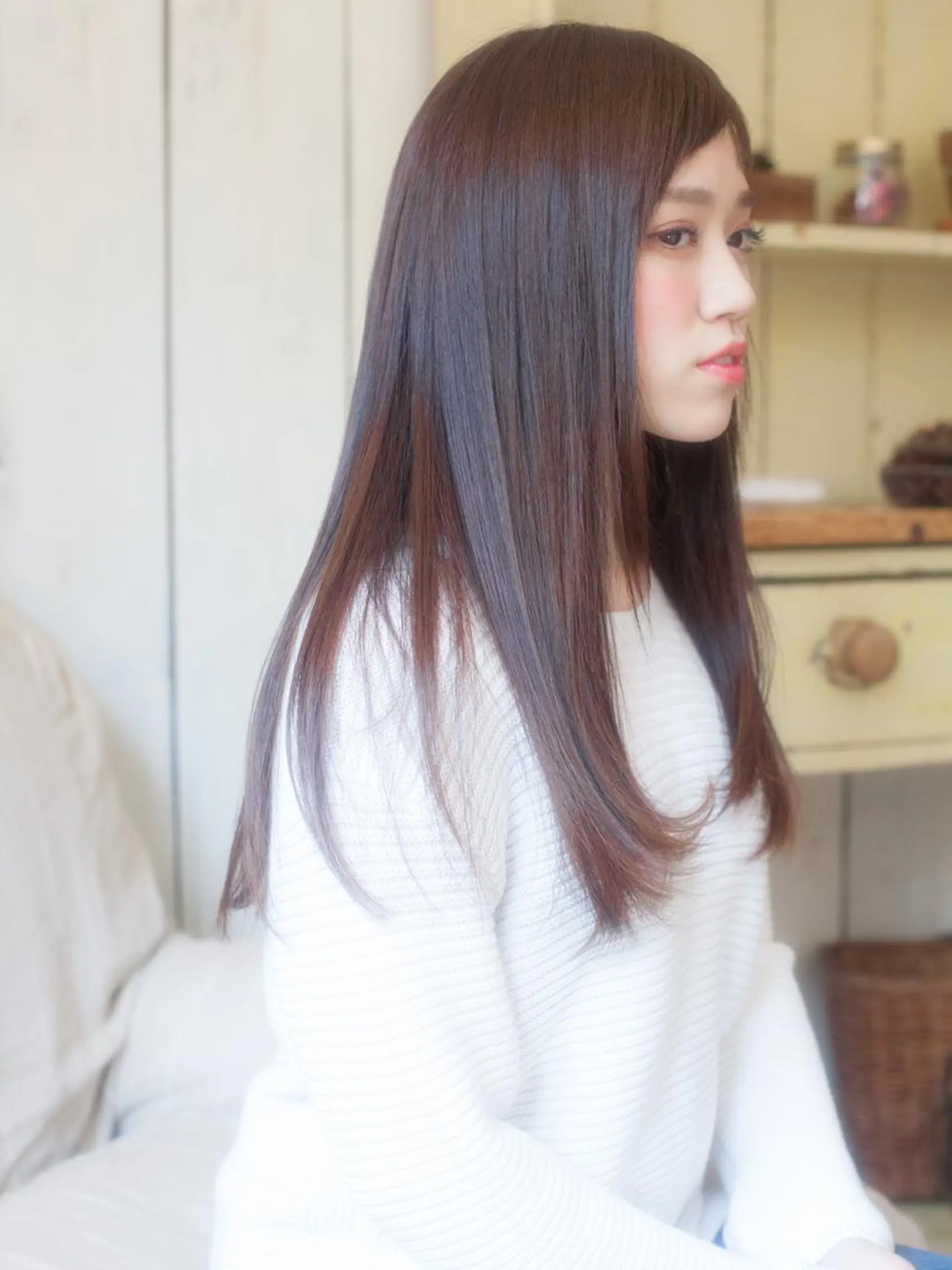 ロング 髪質改善 トリートメント kazu 店長のヘアスタイル