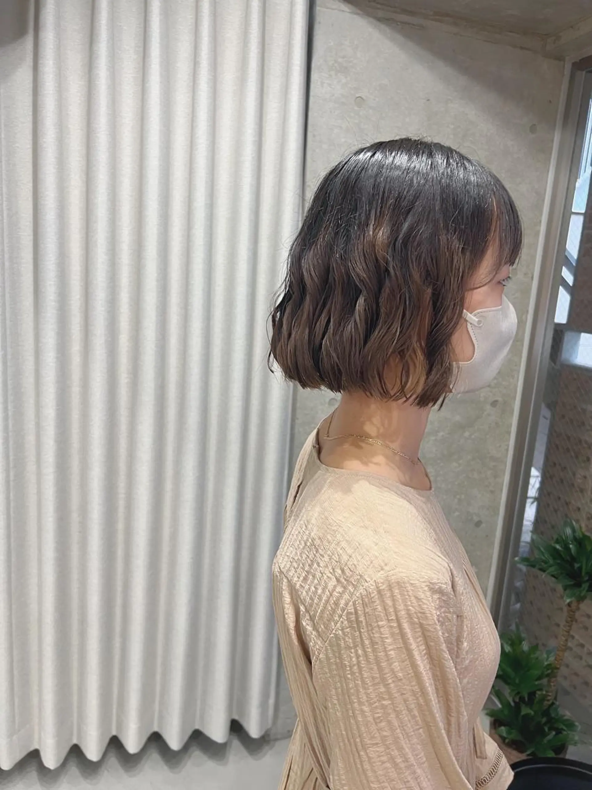 パーマ ボブパーマコテ巻き風 パーマNo1深江秀平のヘアスタイル