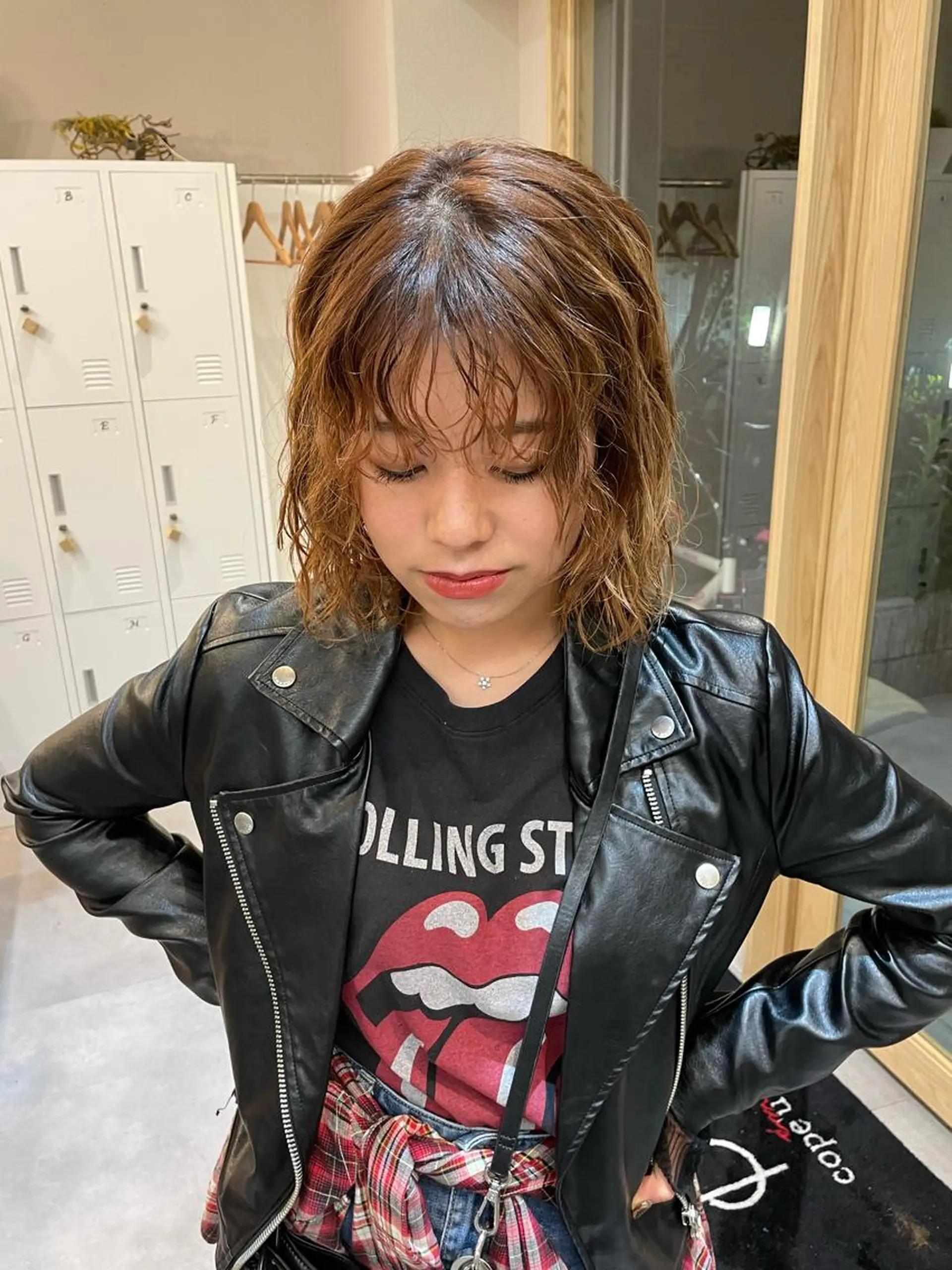 ミディアム パーマ cope'u  emu所属・cope'u moneのヘアスタイル