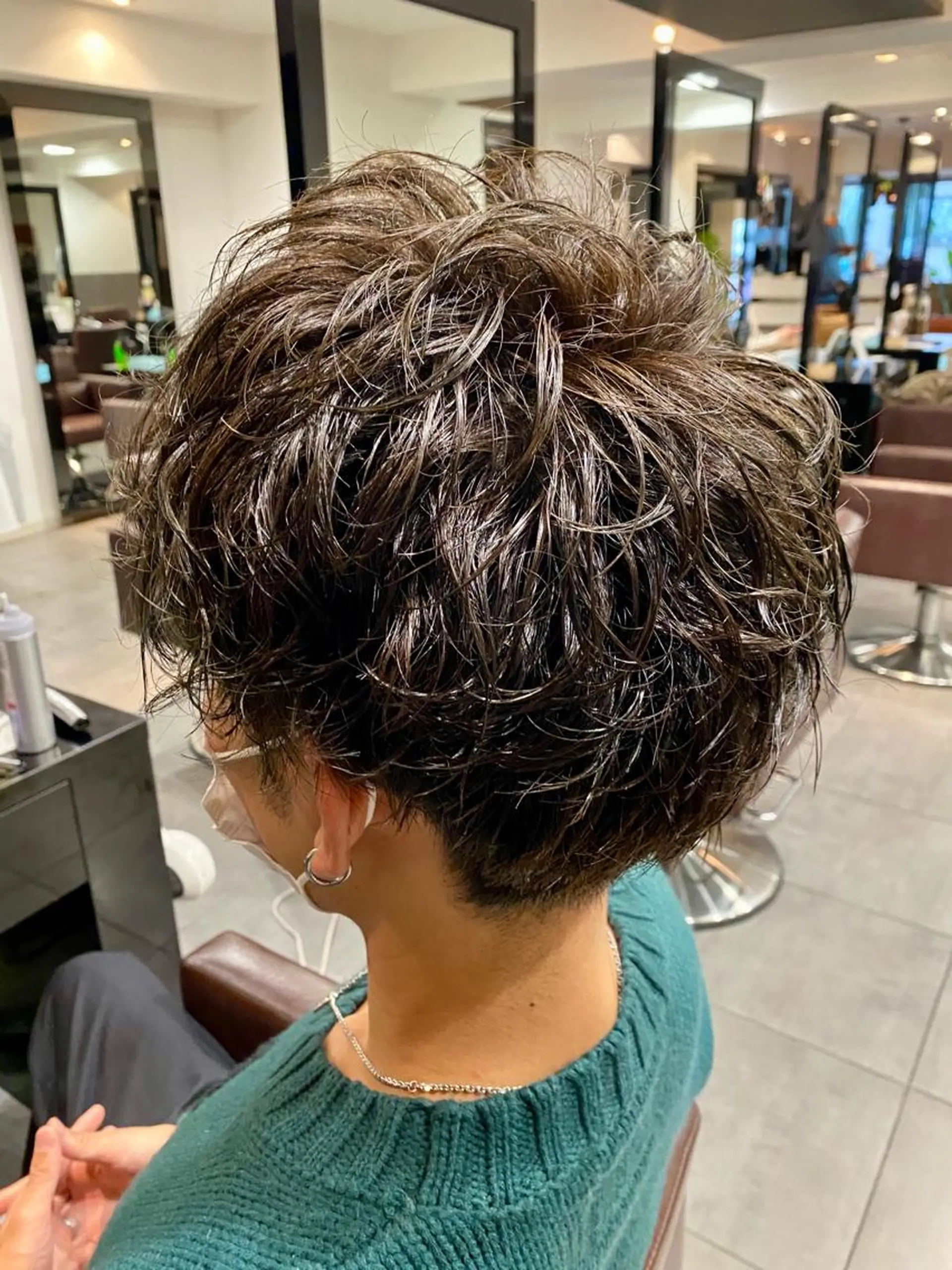 パーマ メンズ カット パーマ ⭕️メンズパーマ⭕️ 山口 裕太郎のヘアスタイル