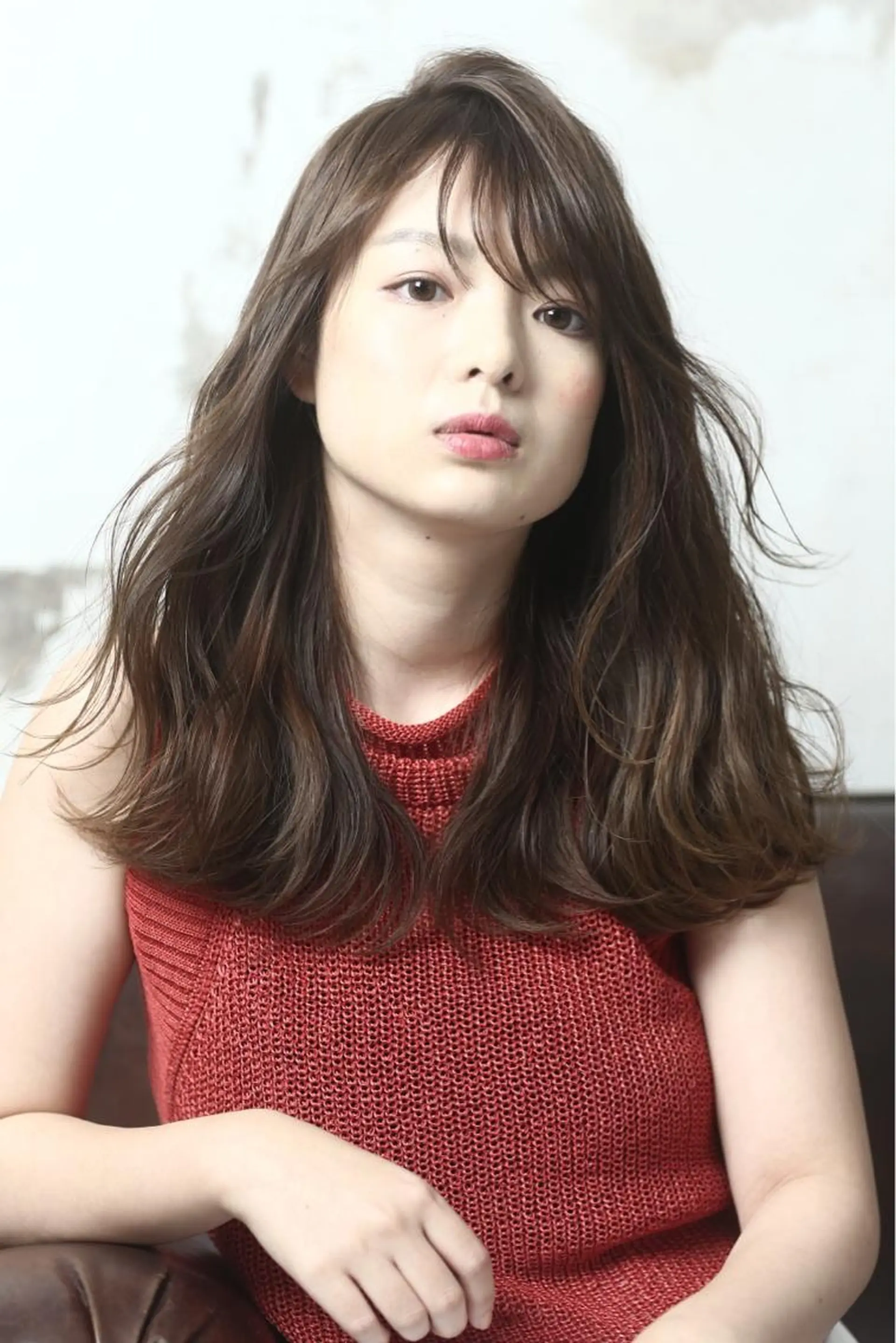 ロング カラー アッシュ ダークアッシュ Lee 甲子園のヘアスタイル