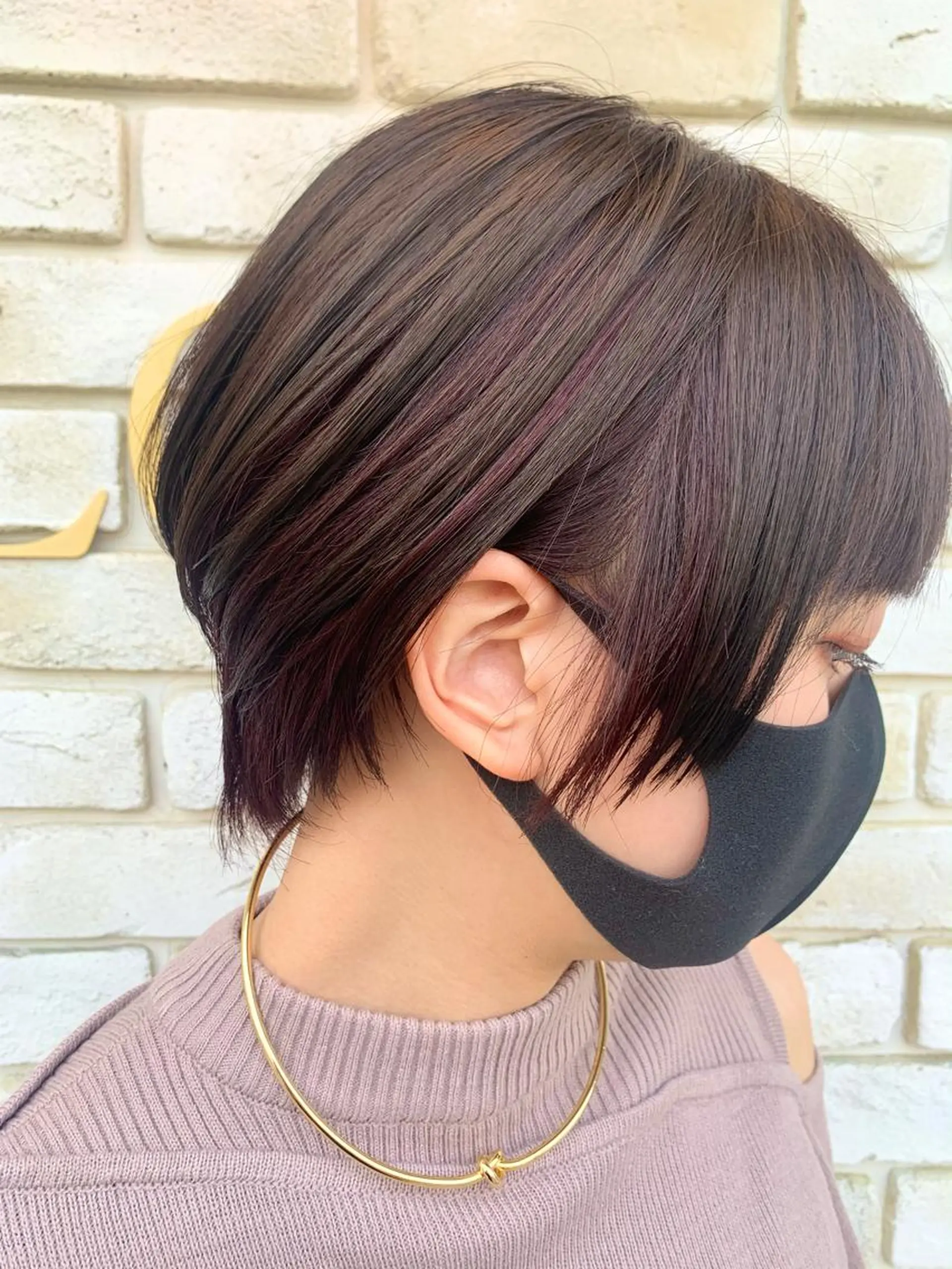 ショート カット ヘアカラー トリートメント 倉林隆一/艶髪🌸 透明感/髪質改善のヘアスタイル