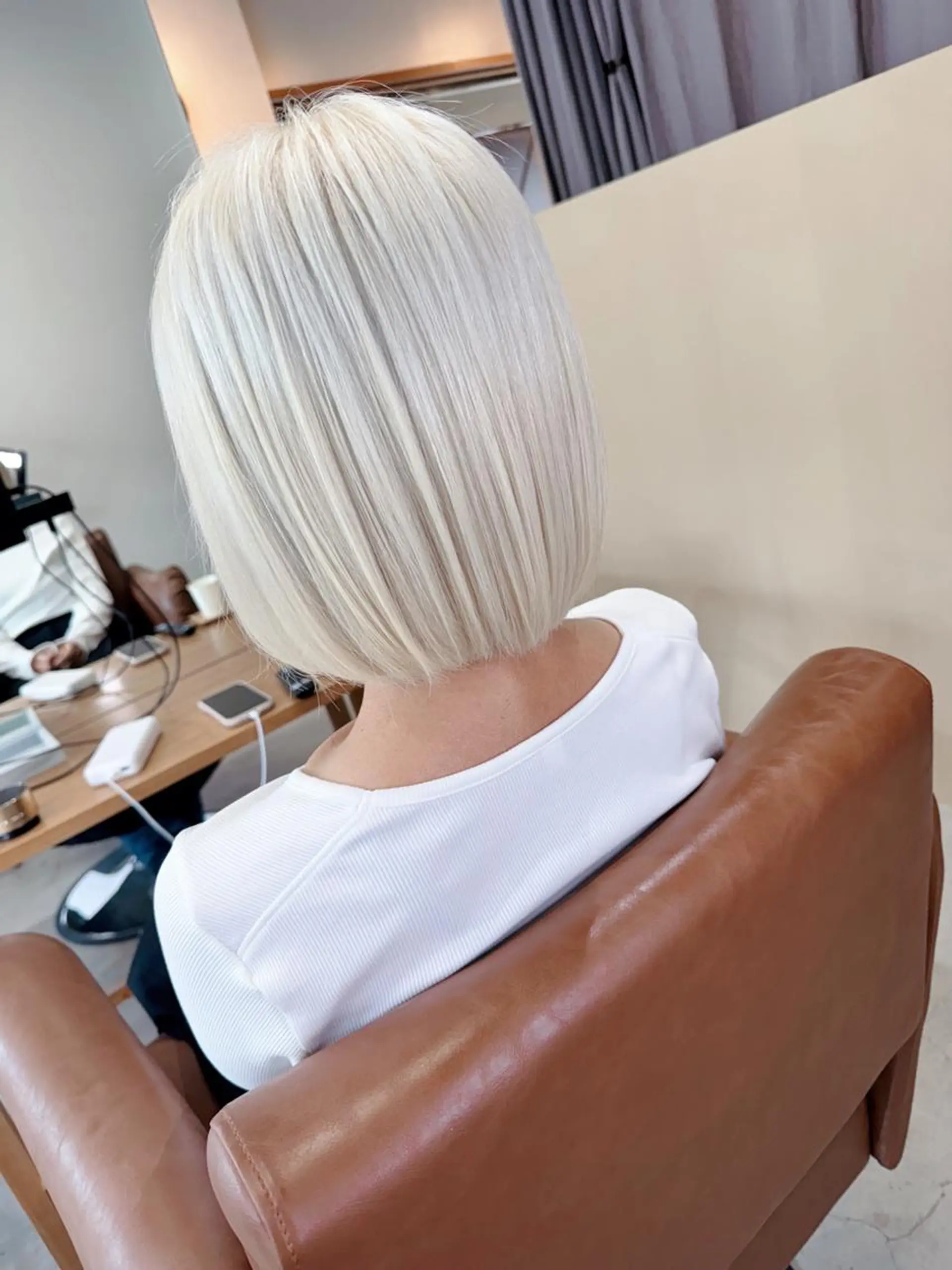 ショート ヘアカラー トリートメント 髪質改善美髪特化 ルイス奈良のヘアスタイル