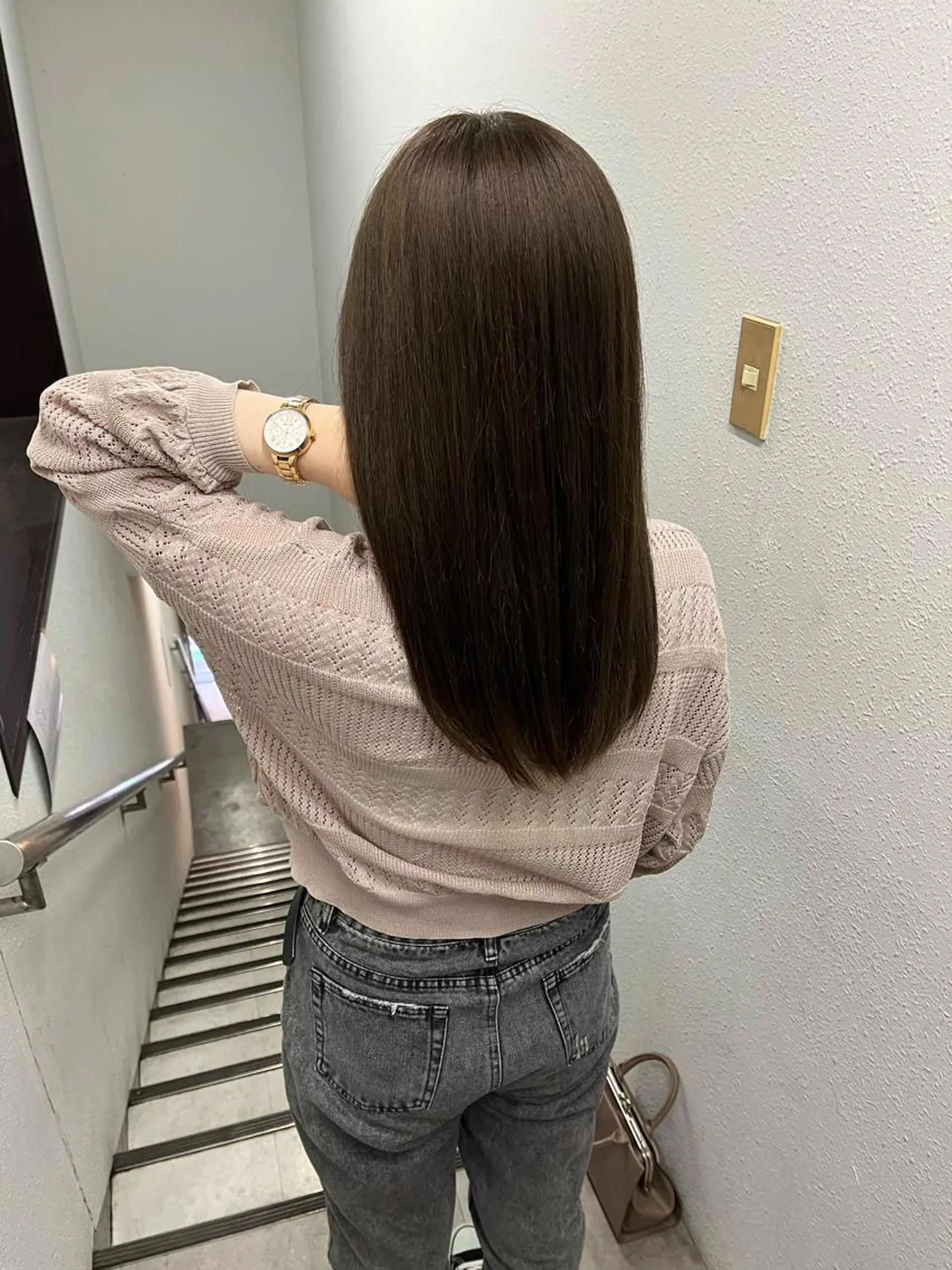 セミロング カット ヘアカラー トリートメント 💗レイヤーショート ボブ艶髪/竜也💗のヘアスタイル