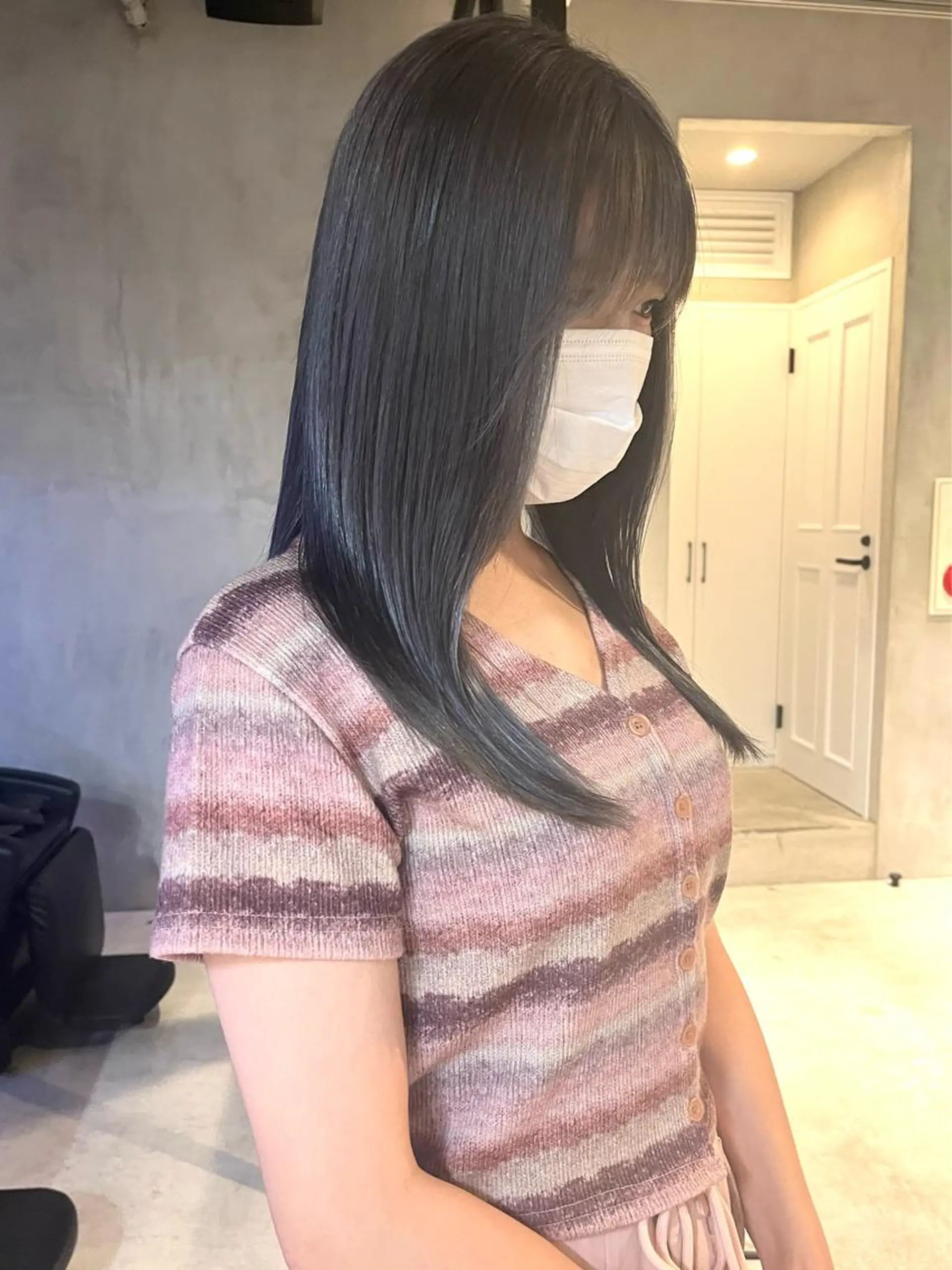 カラー ブリーチ 透明感カラー ヘアカラー ボブ/ミディ/ロング 特化/芳野りんかのヘアスタイル