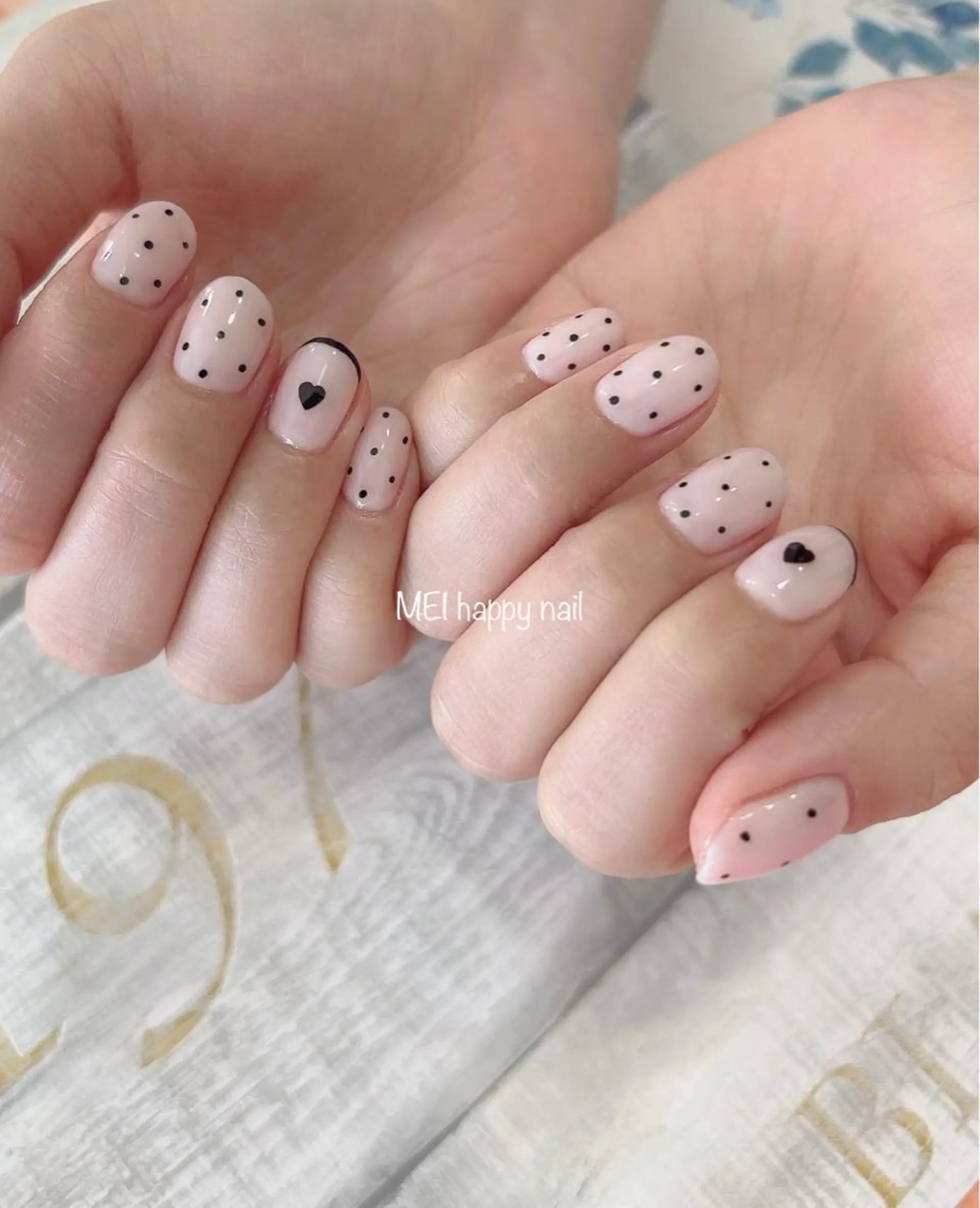 ネイル 北浦和 自爪育成ケアのネイルデザイン