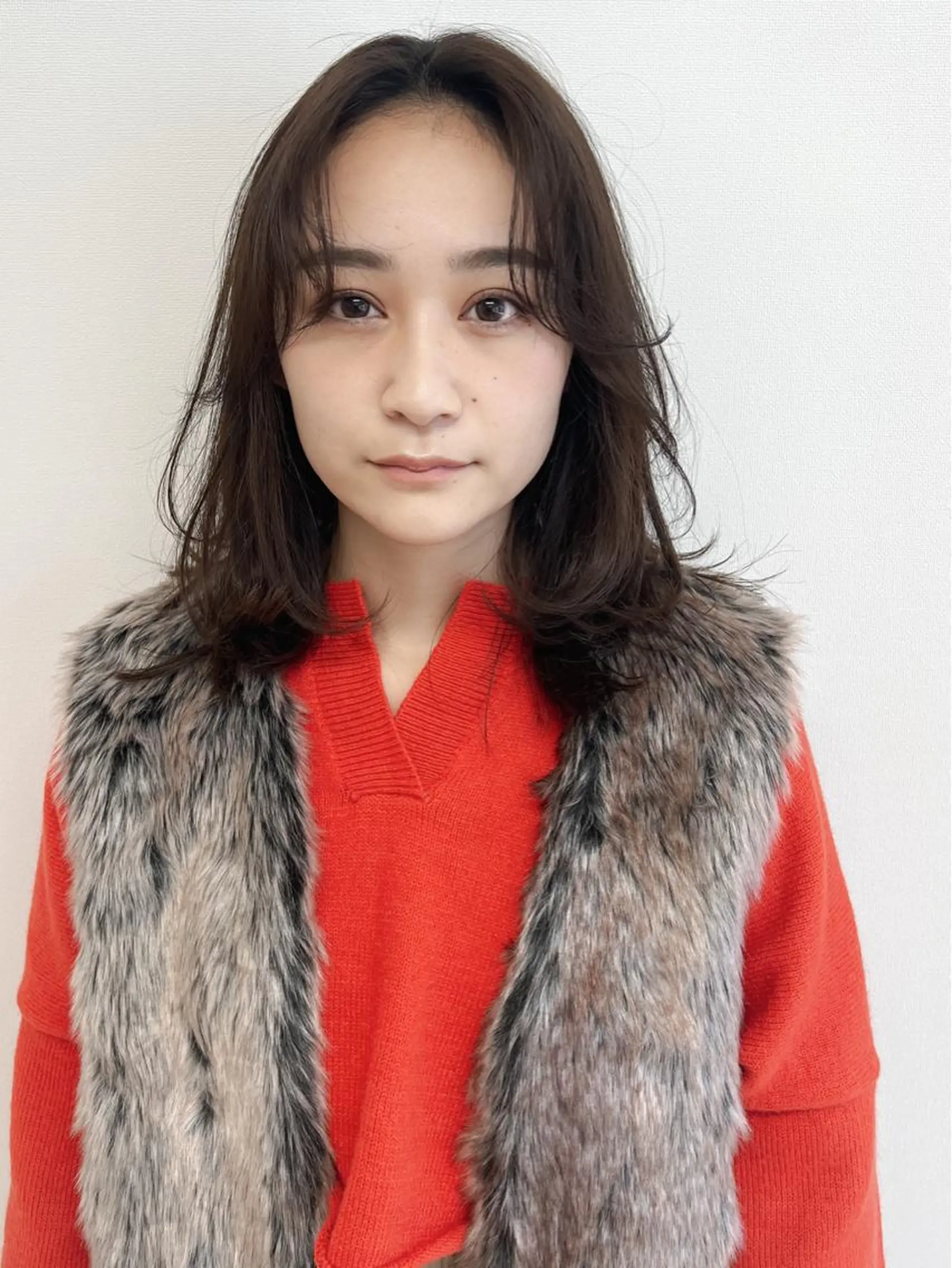 ミディアム 中條 あまねのヘアスタイル