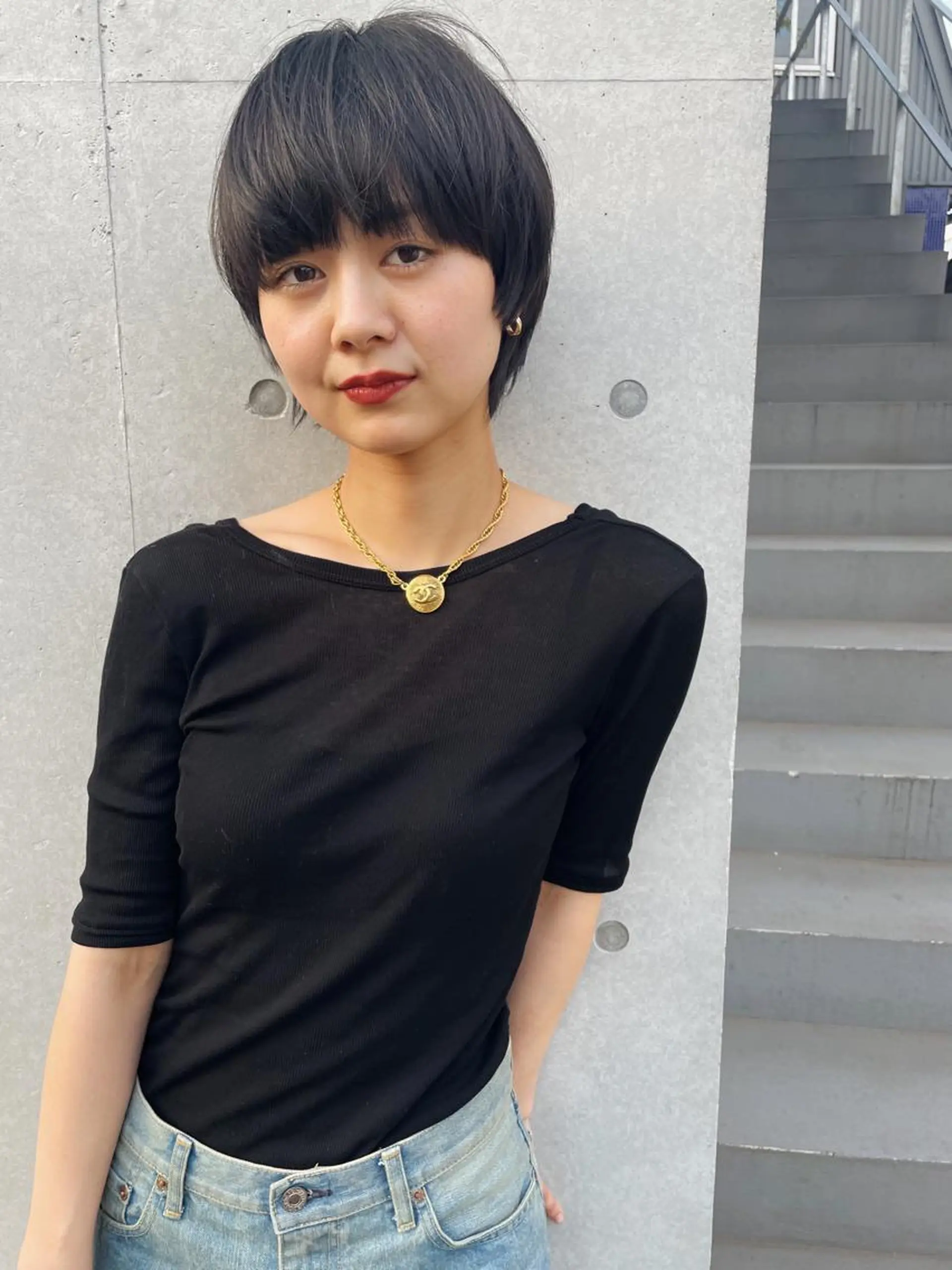 ショート カラー 透明感カラー カット ヘアカラー トリートメント センスをお届けします 大谷将生INFPのヘアスタイル