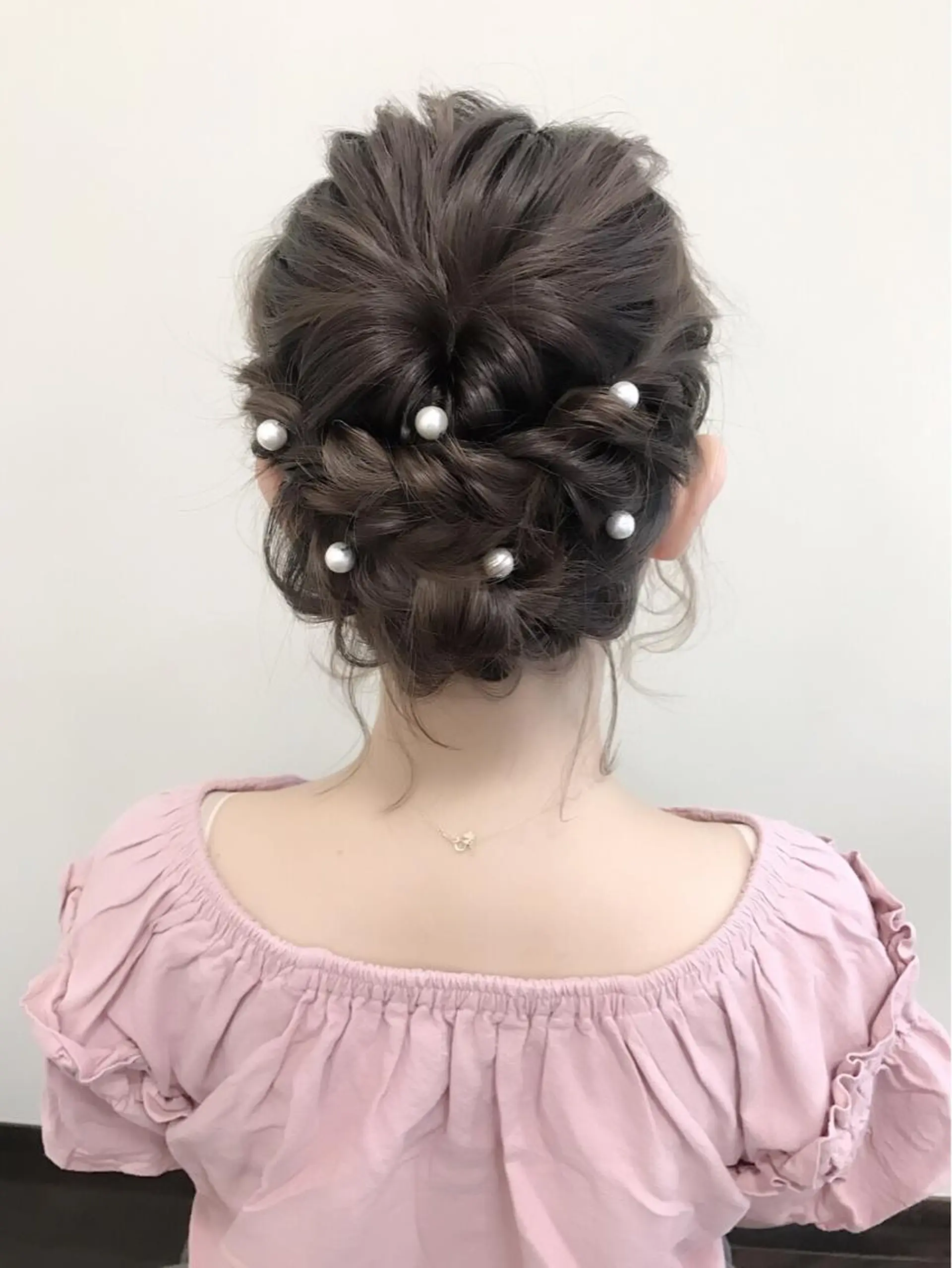 ミディアム ヘアアレンジ 沢田 瞳のヘアスタイル
