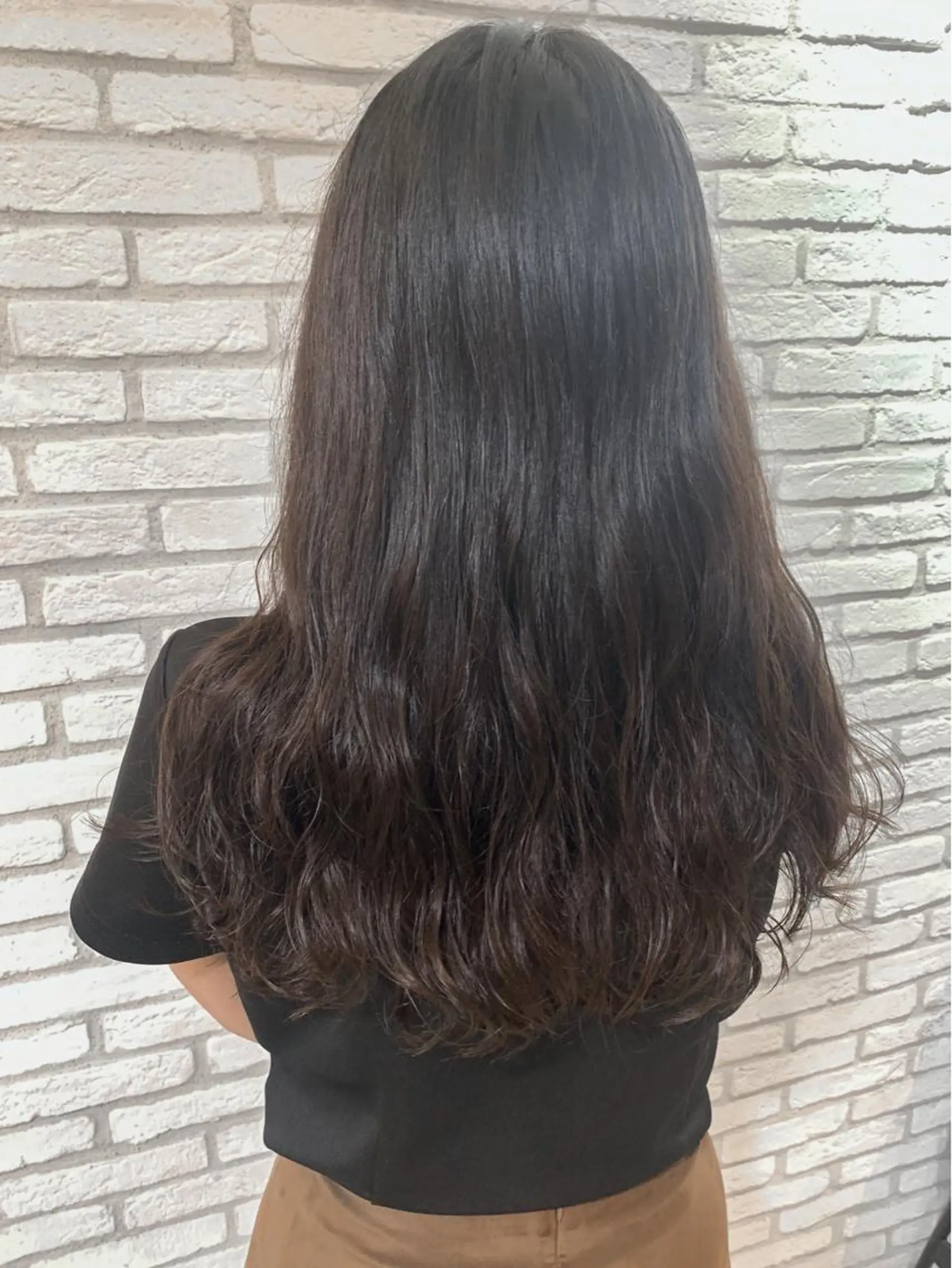 ロング パーマ ヘアアレンジ デジタルパーマ yuka .のヘアスタイル