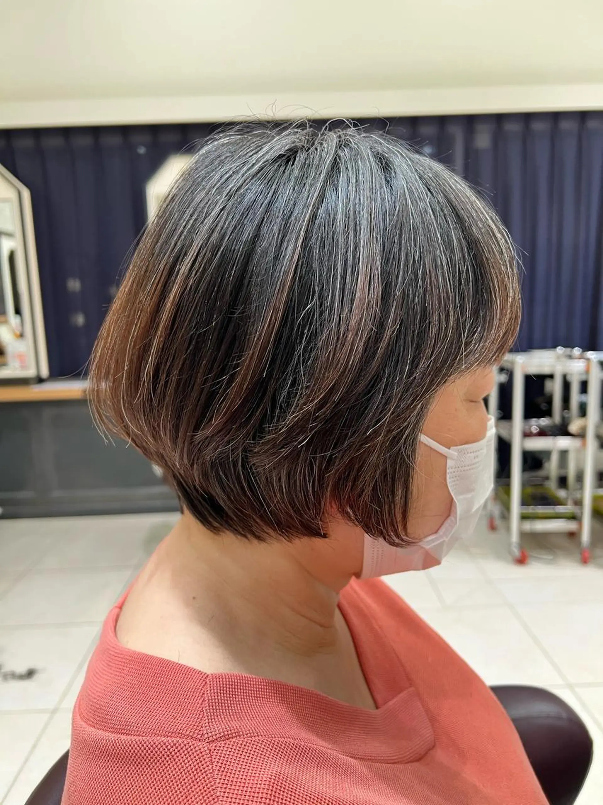 ショート 原田 紗莉奈のヘアスタイル