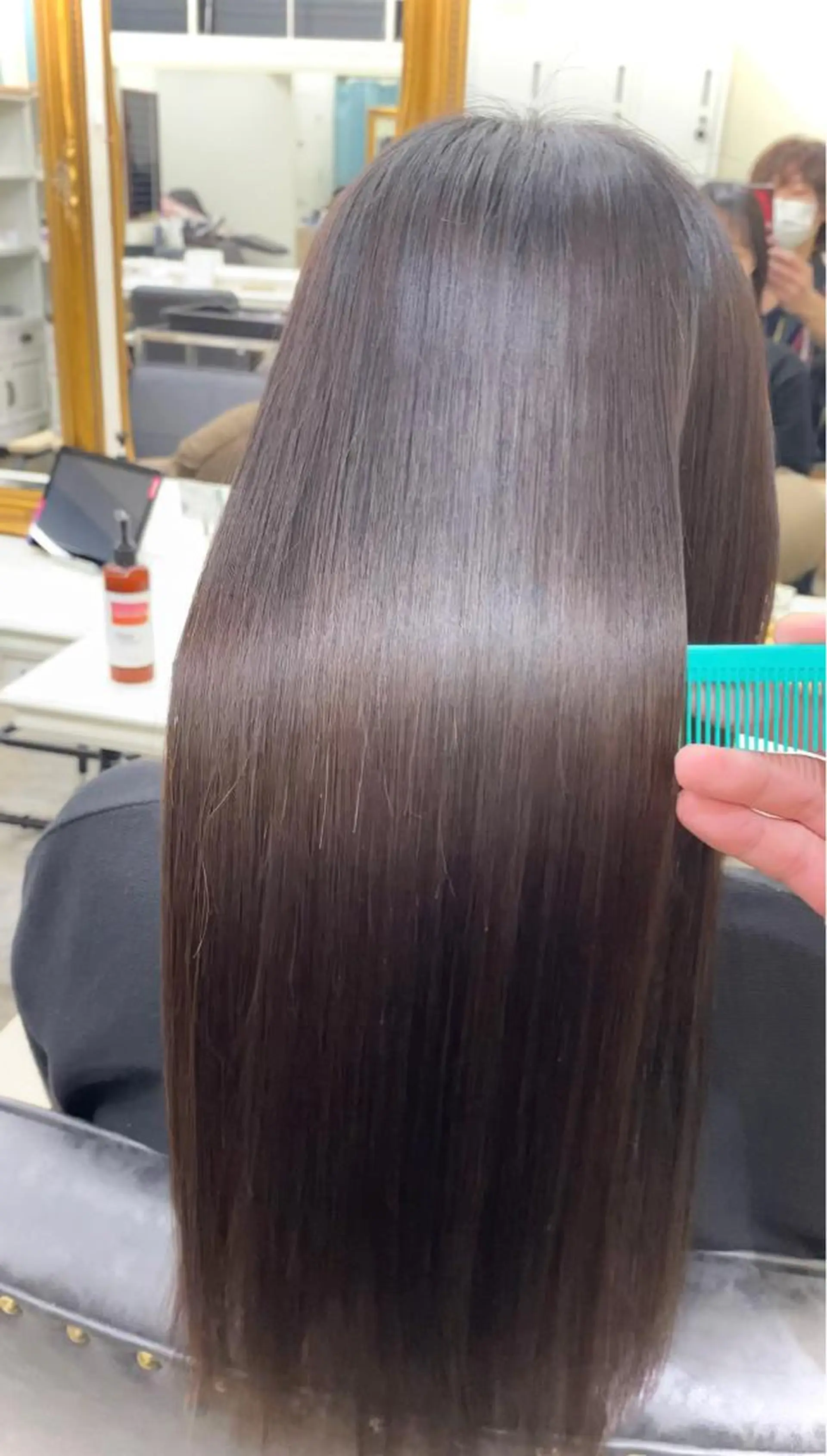 ロング 髪質改善 ロング トリートメント 酸性ストレート 酸熱トリートメント ウルフ/レイヤー /パーマ　ナユタのヘアスタイル