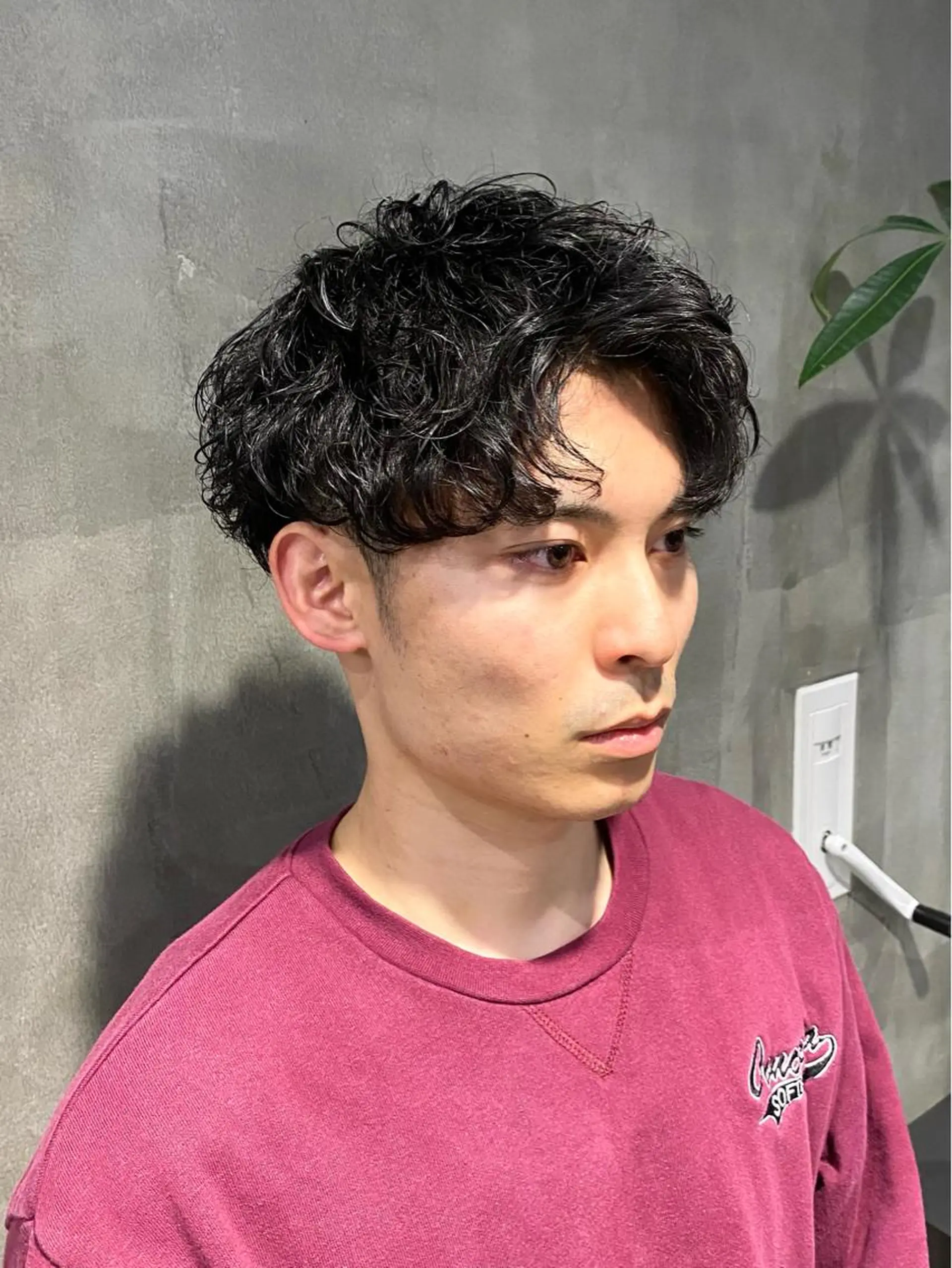 ショート パーマ メンズ カット パーマ Agu hair lore沼館店所属・八戸パーマ/メンズパ ーマ/シンゴ。のヘアスタイル