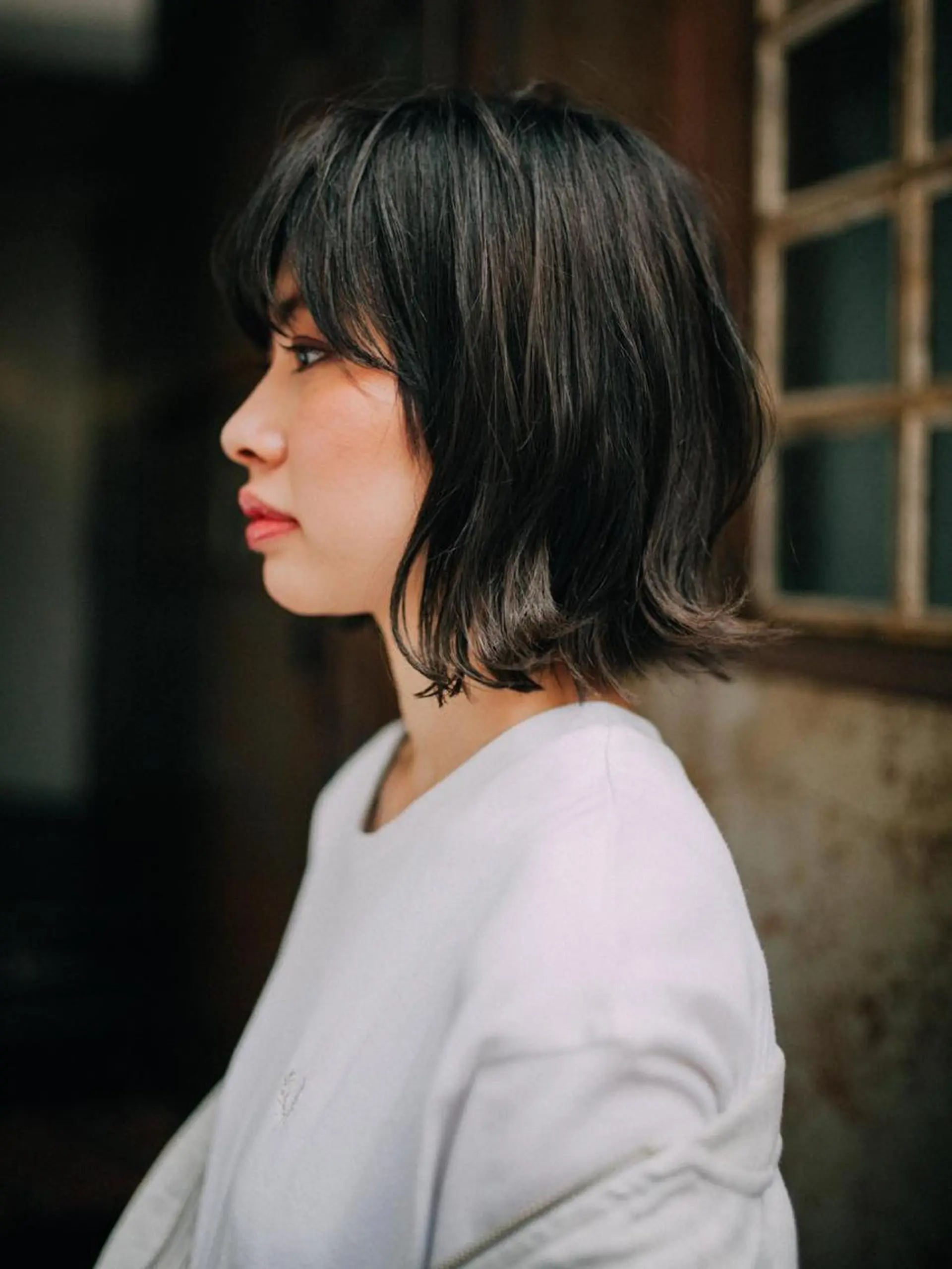 ミディアム 【デザイナー】田中 美生のヘアスタイル