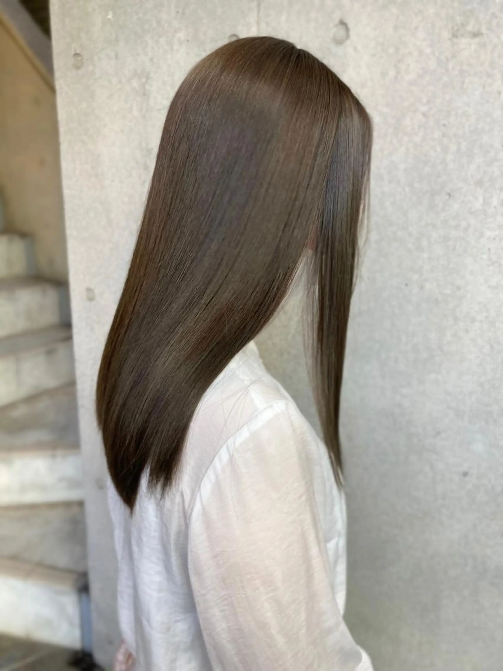 セミロング カラー ボブ& 髪質改善FUMIYAのヘアスタイル