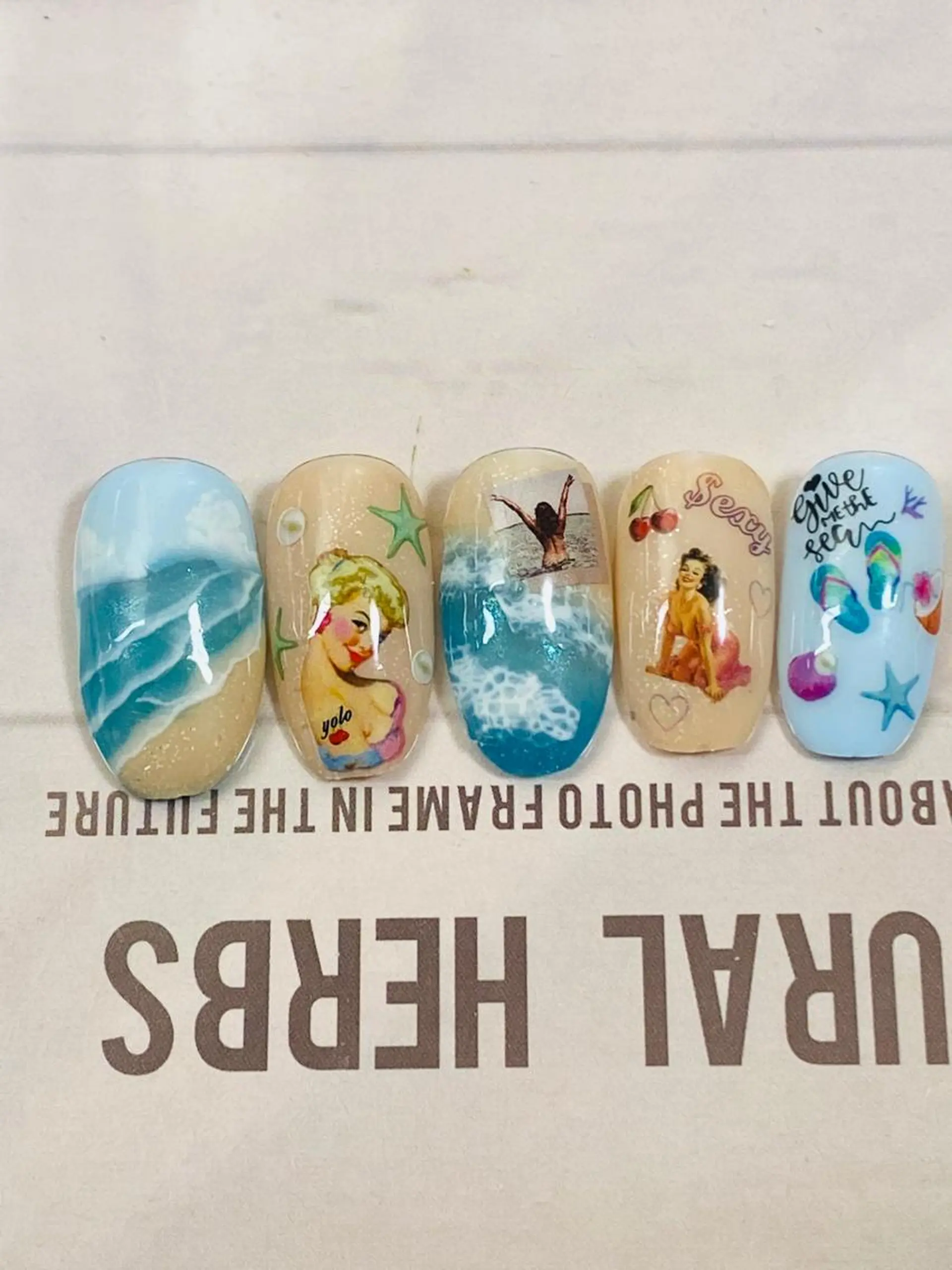 ネイル 夏ネイル 自宅ネイルサロン ♦️nuance♦️のネイルデザイン