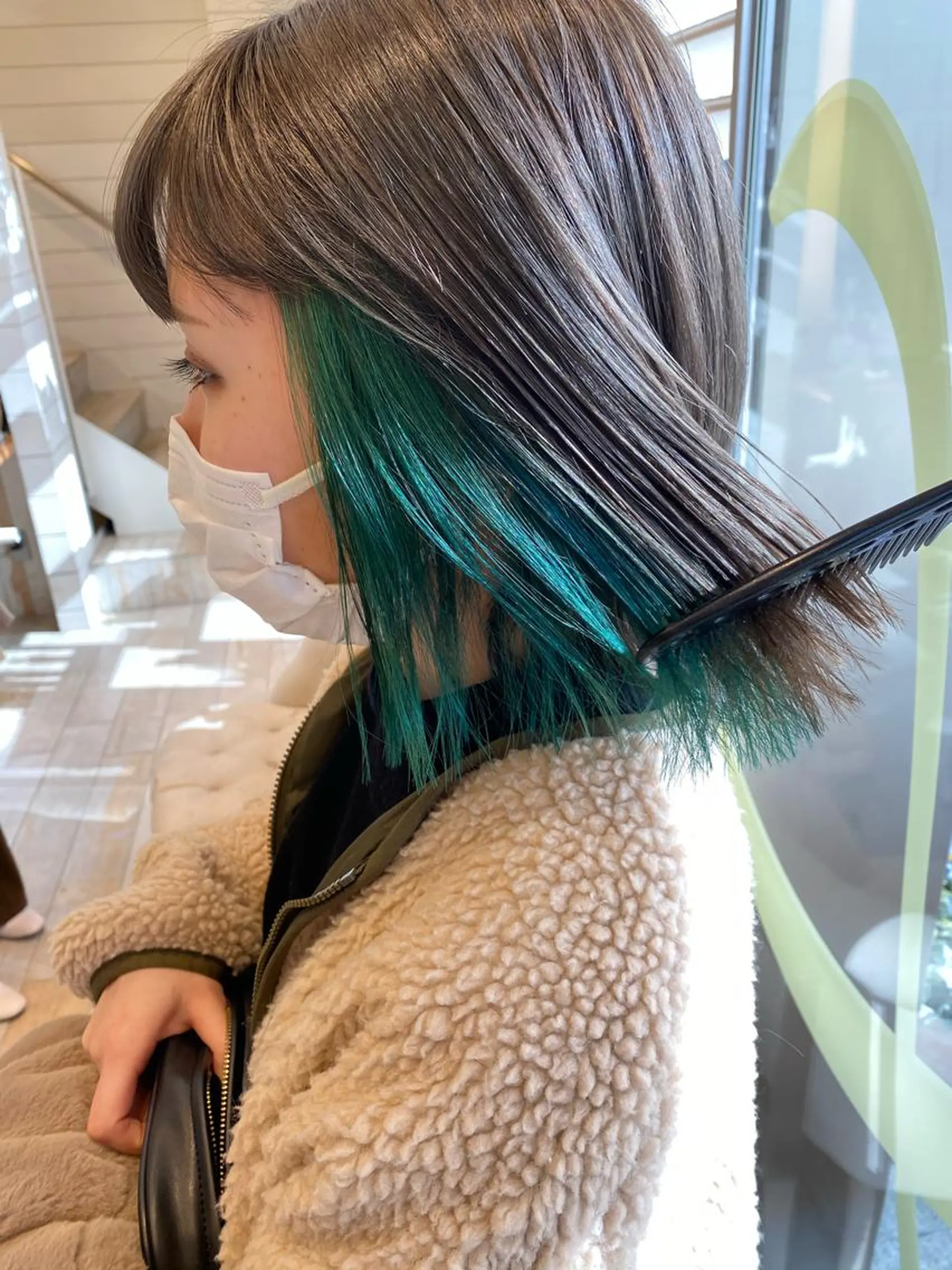 ミディアム カラー ヘアカラー トリートメント 渋谷/韓国風 西原直樹のヘアスタイル