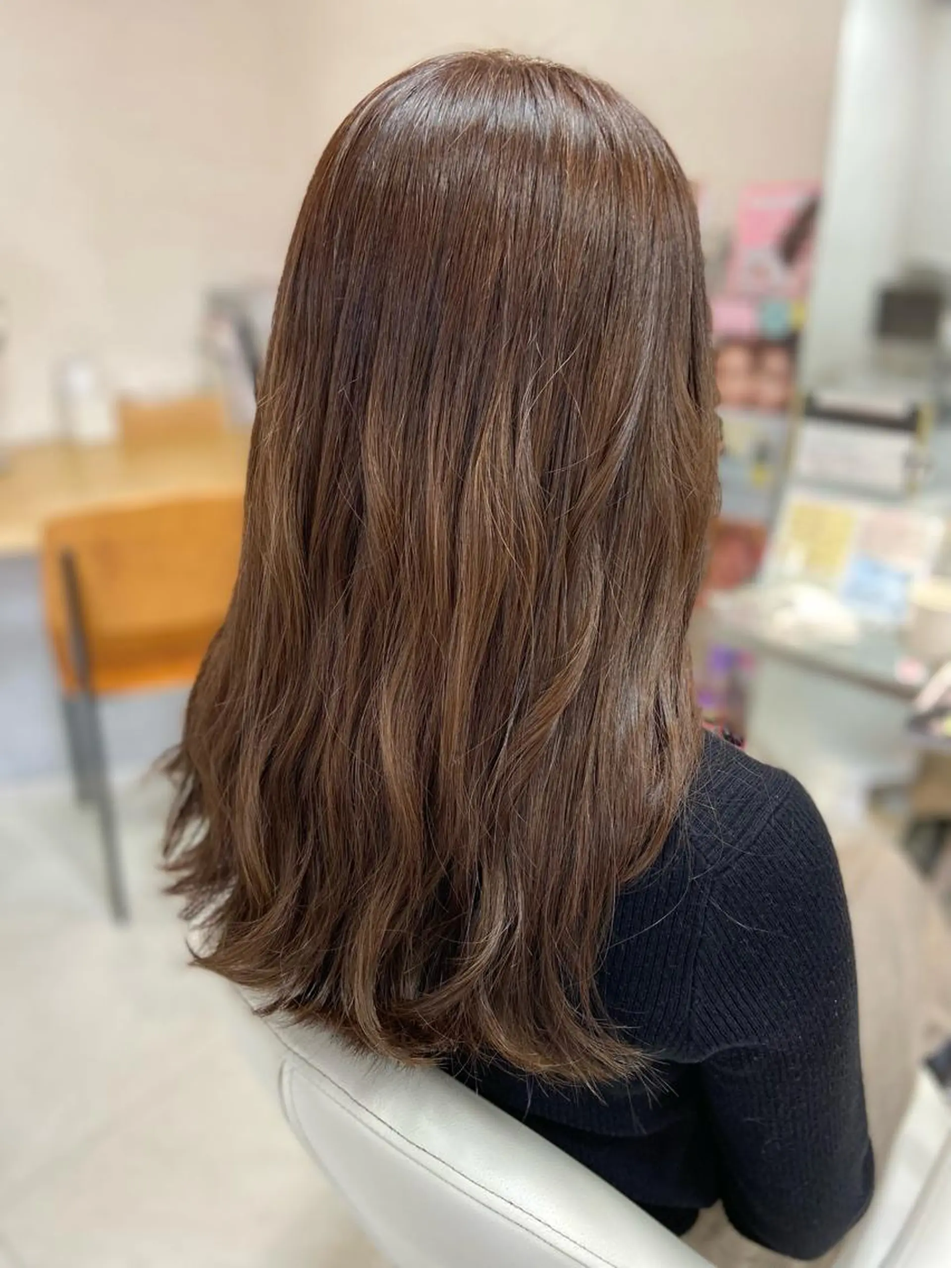 ロング カラー ヘアカラー トリートメント 菊地 美憂のヘアスタイル