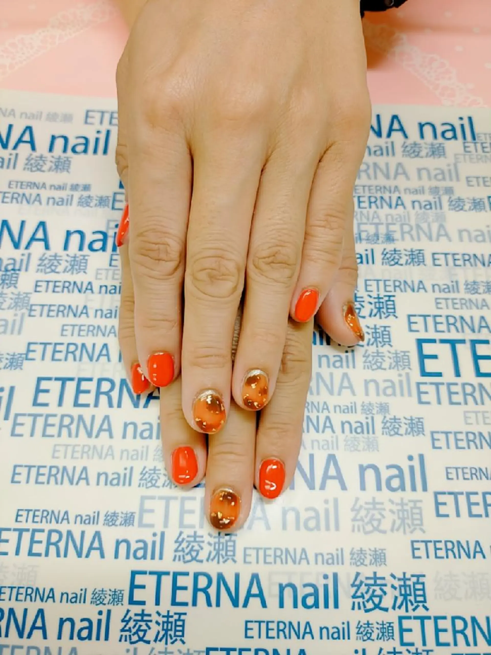 ネイル べっ甲ネイル ジェルネイル プライベートサロン eternanailのネイルデザイン