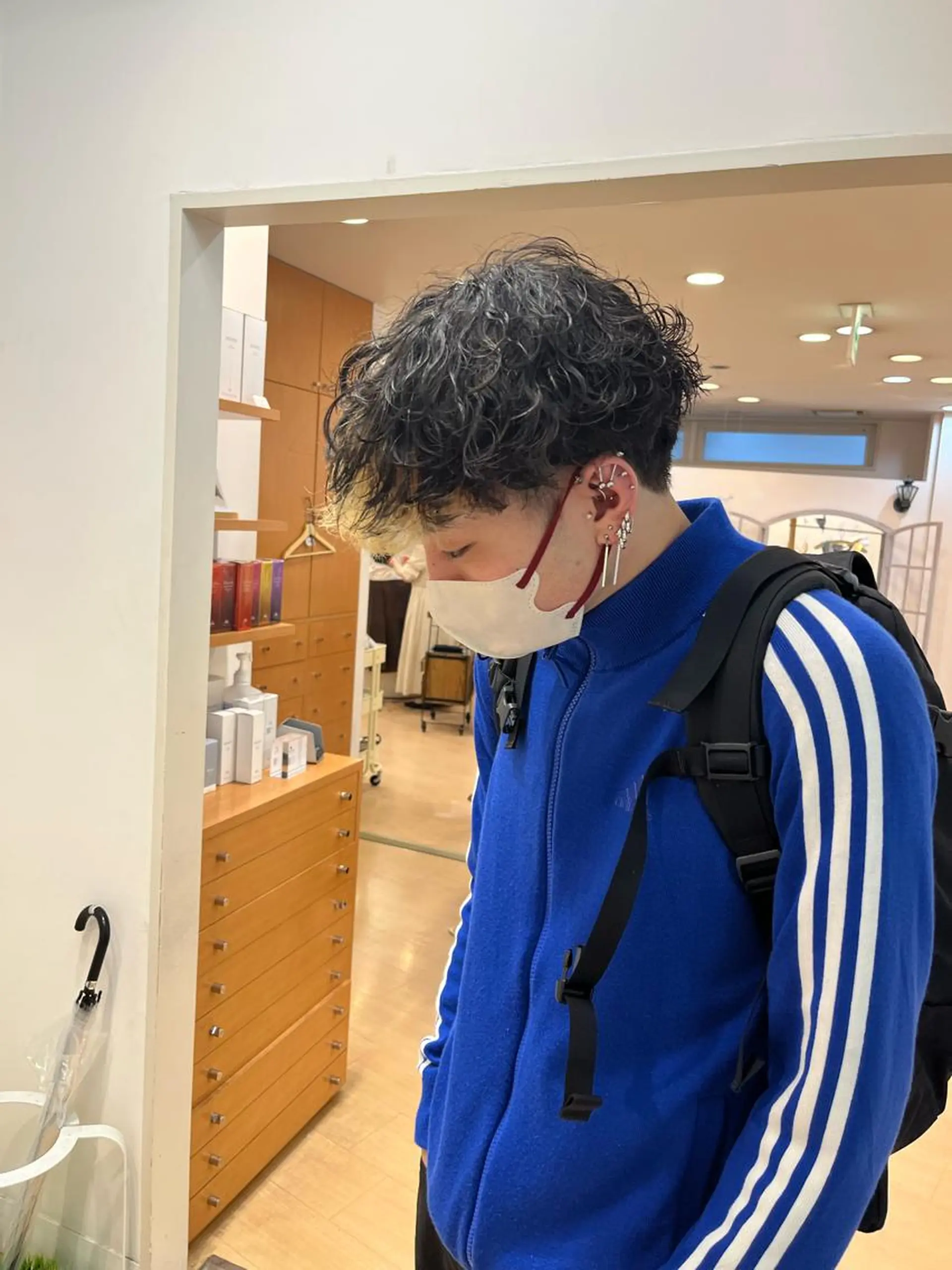 パーマ メンズ メンズブリーチ メンズパーマ 波巻きパーマ カット パーマ トリートメント 💠つたふうか/ 韓国/メンズヘア💠のヘアスタイル