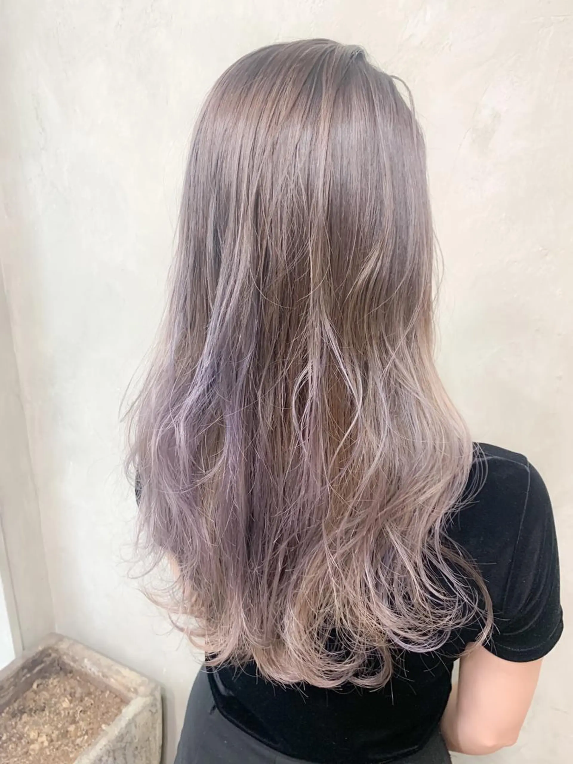 ロング カラー ブリーチ 🌈髪質改善💕 縮毛矯正✨青木まで✨のヘアスタイル