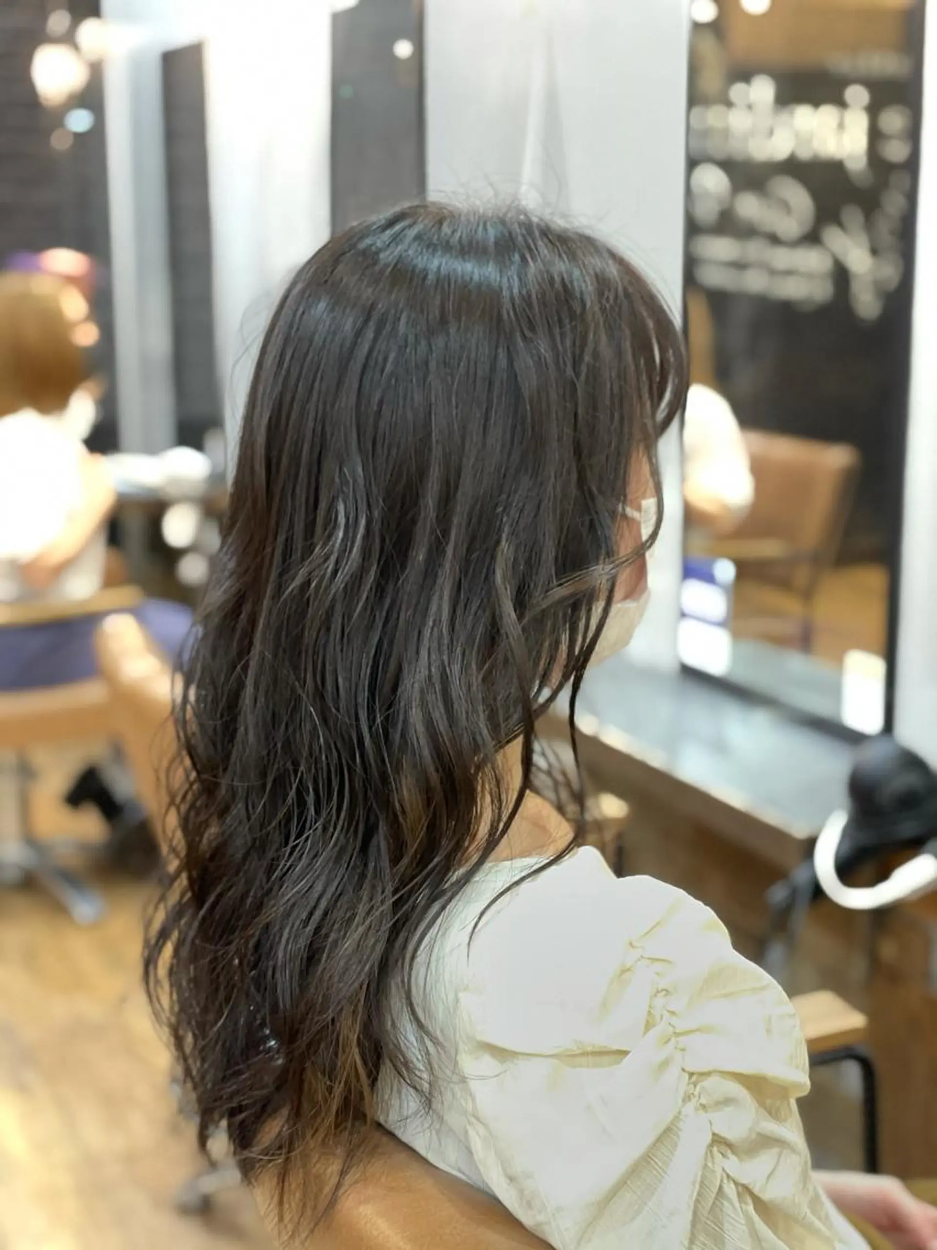 ロング カット パーマ トリートメント SHIAN橋本店 おぐちまほのヘアスタイル