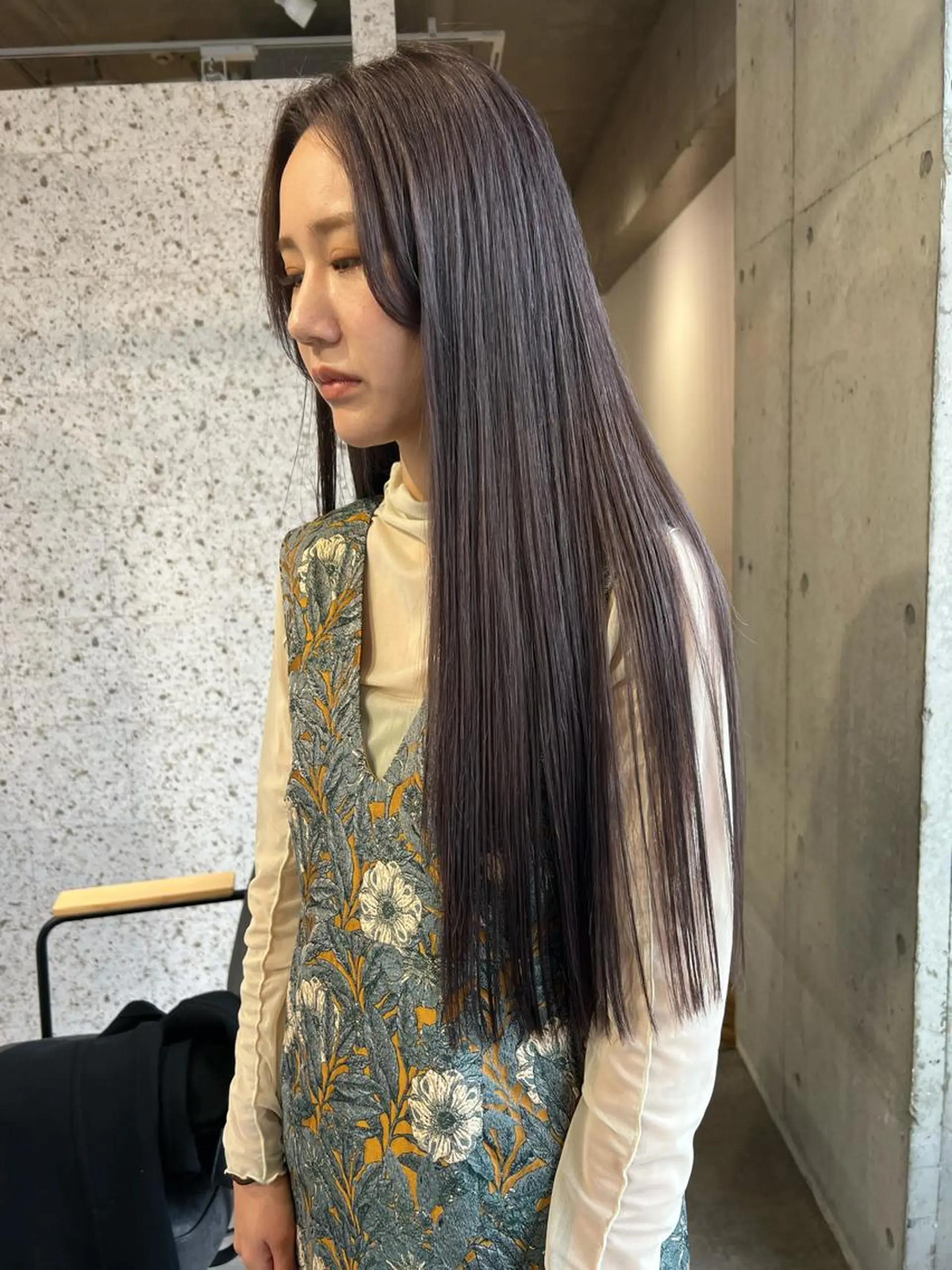 ロング カラー ヘアアレンジ ヘアカラー lani 天神大名/ブリーチのヘアスタイル