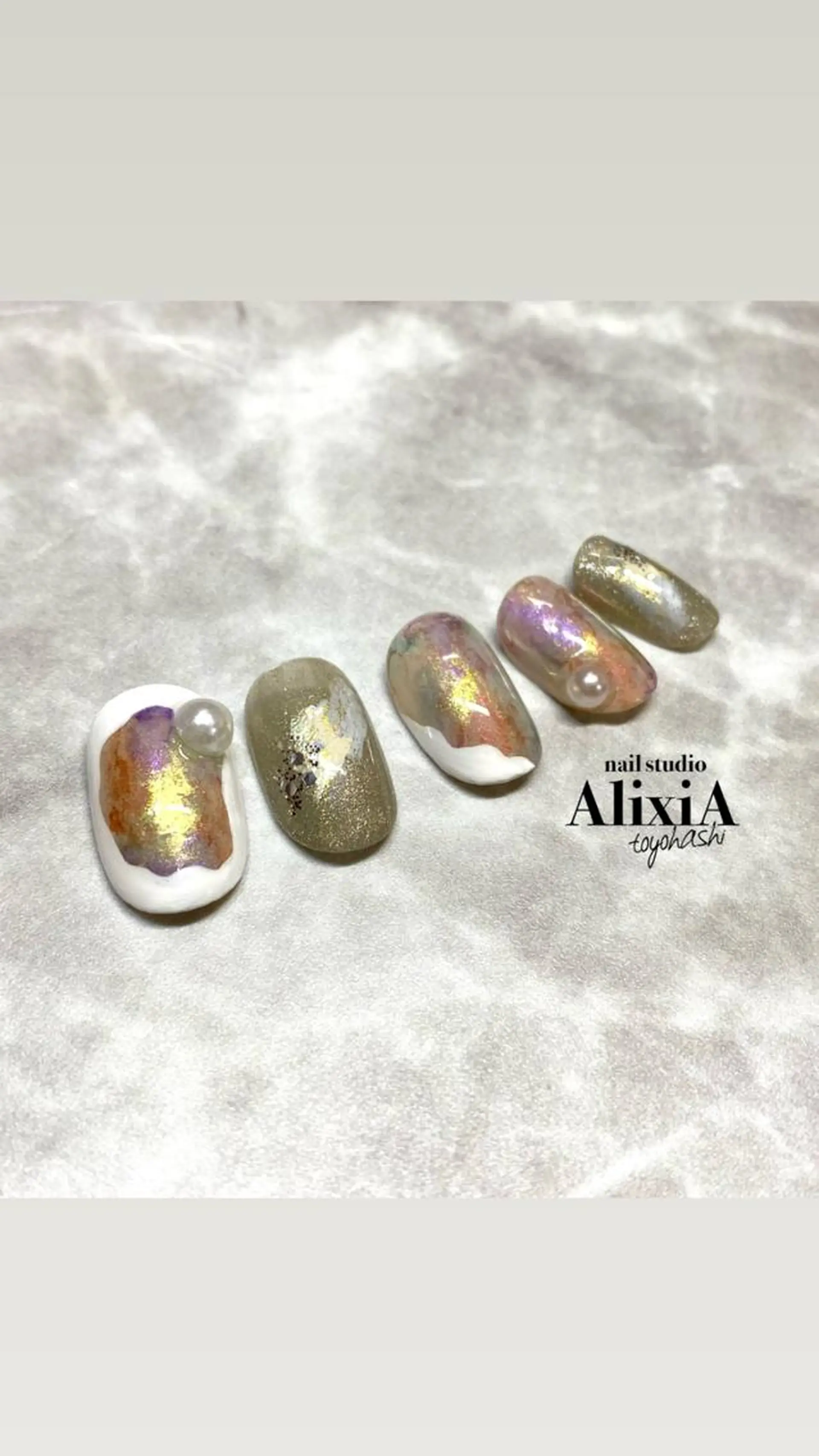 ネイル AlixiA   nail studio所属・AlixiA ゆみのネイルデザイン