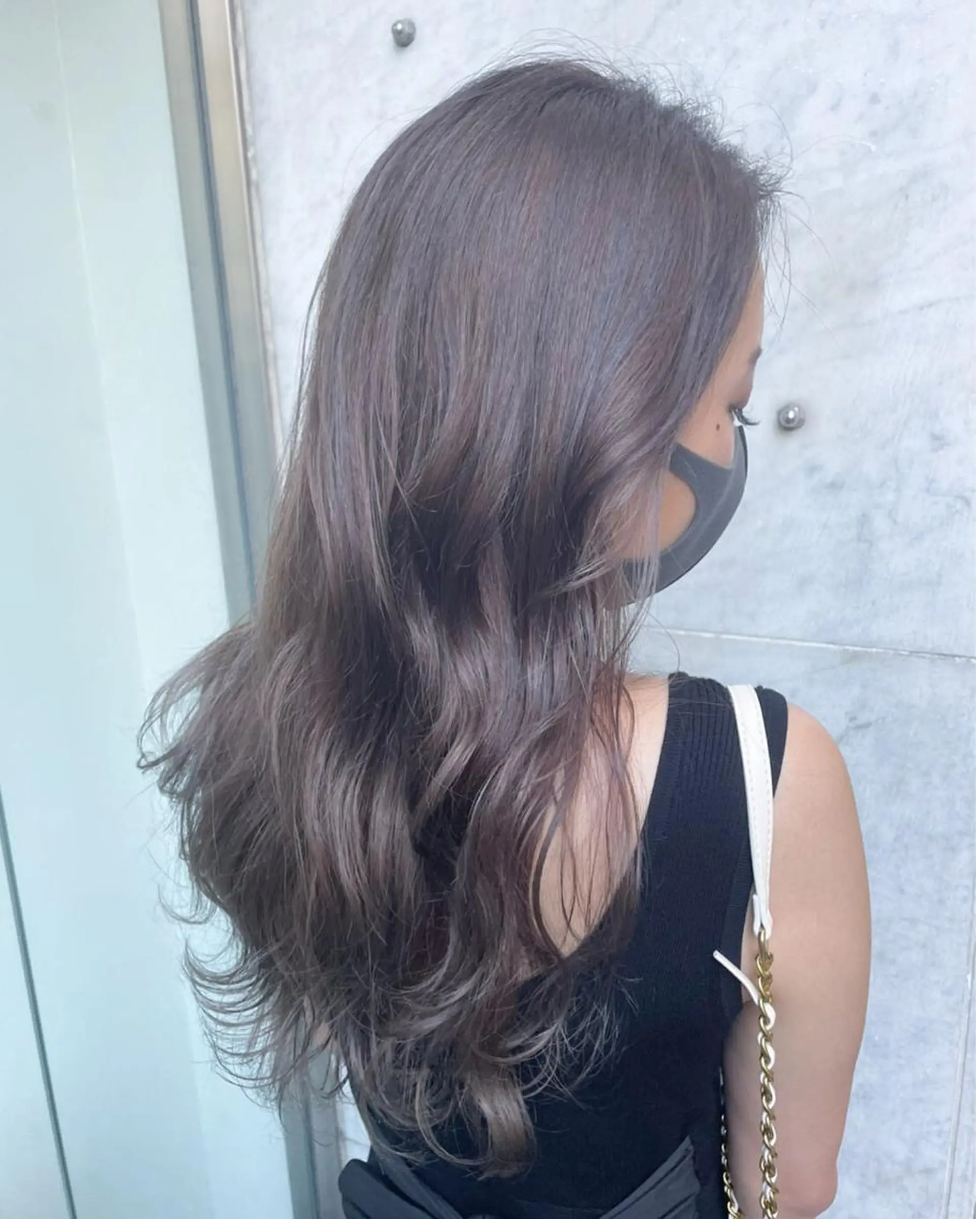 ロング カラー JIL BLAN 京都所属・RU RIのヘアスタイル