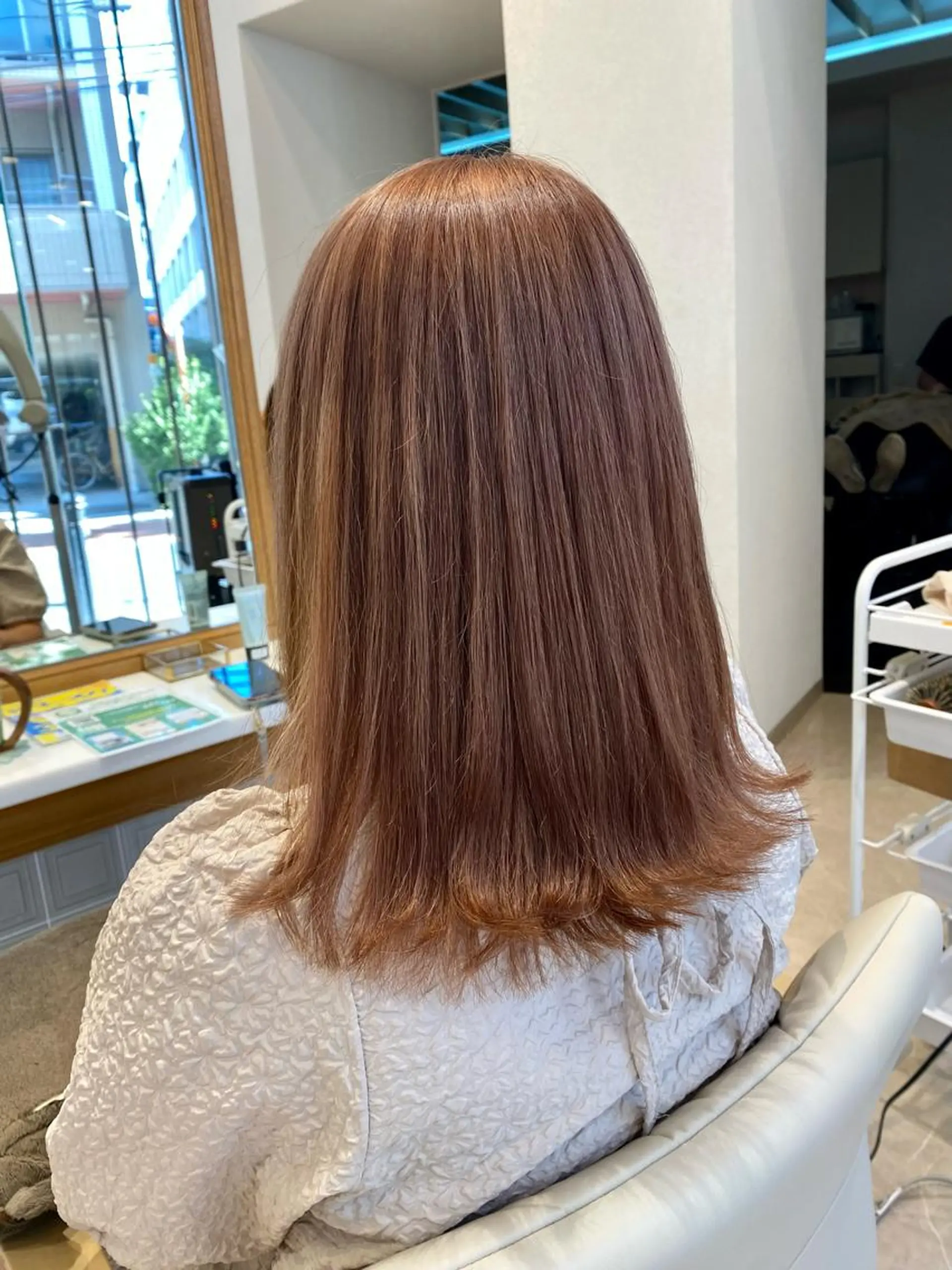 ミディアム 透明感カラー 田中 有乃のヘアスタイル