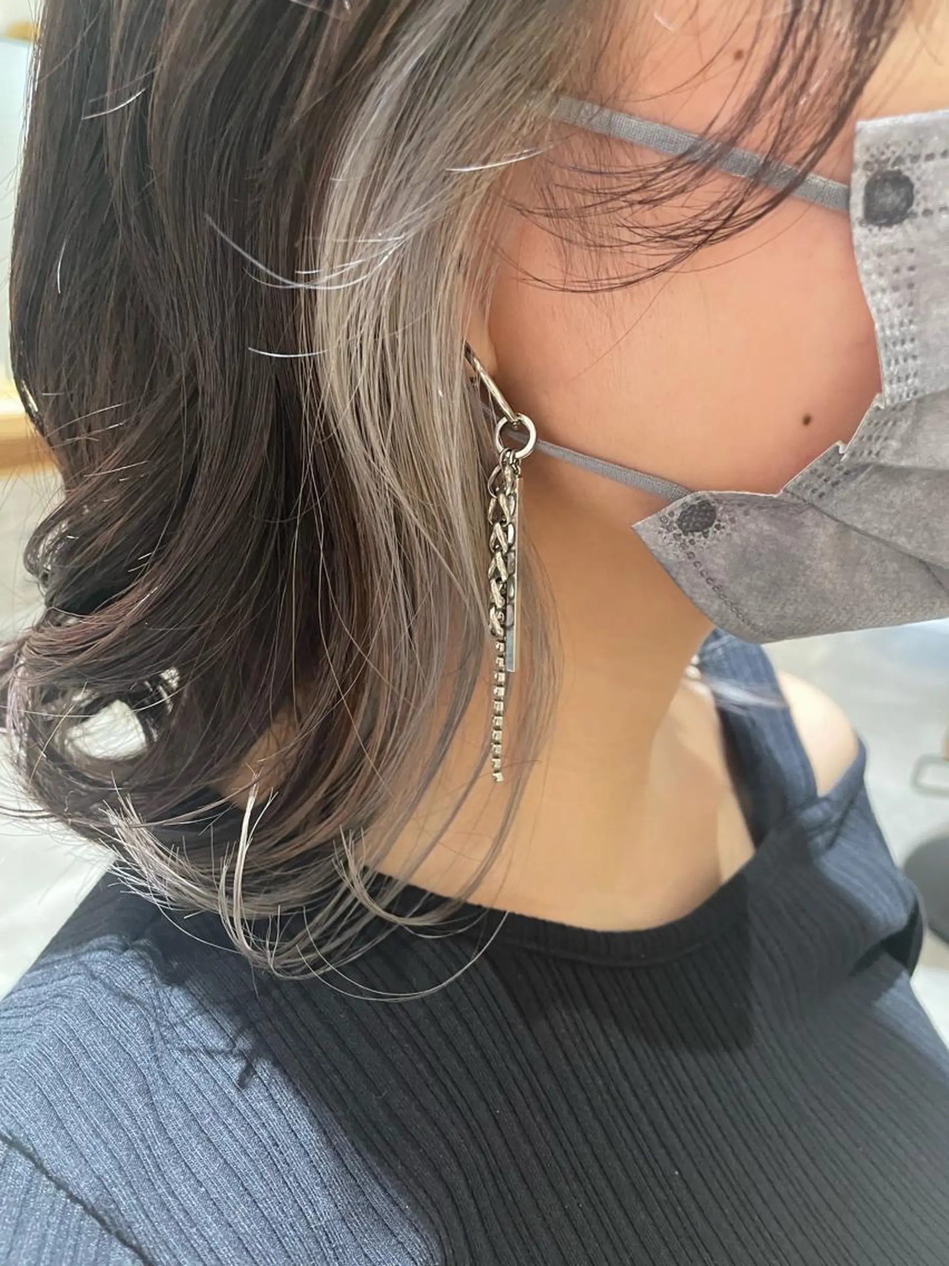 ミディアム カラー ヘアカラー 高木 櫻のヘアスタイル