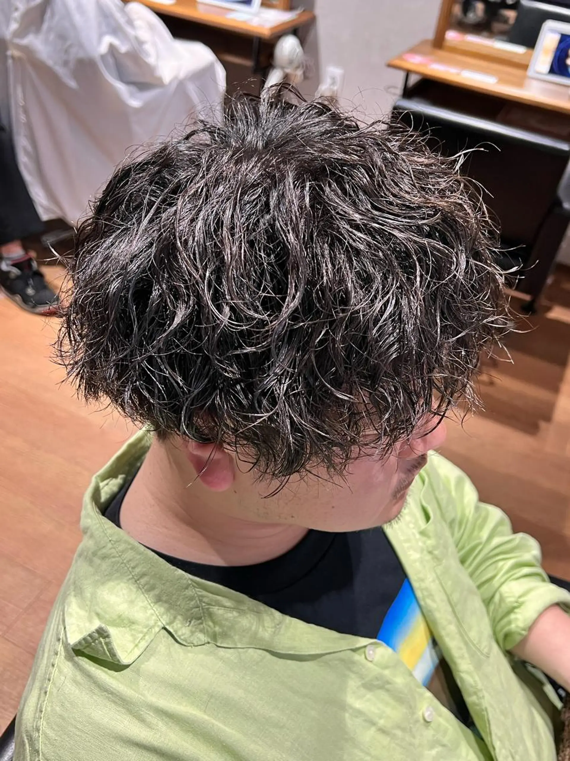 ショート パーマ メンズ特化☝️添田 好恵のヘアスタイル