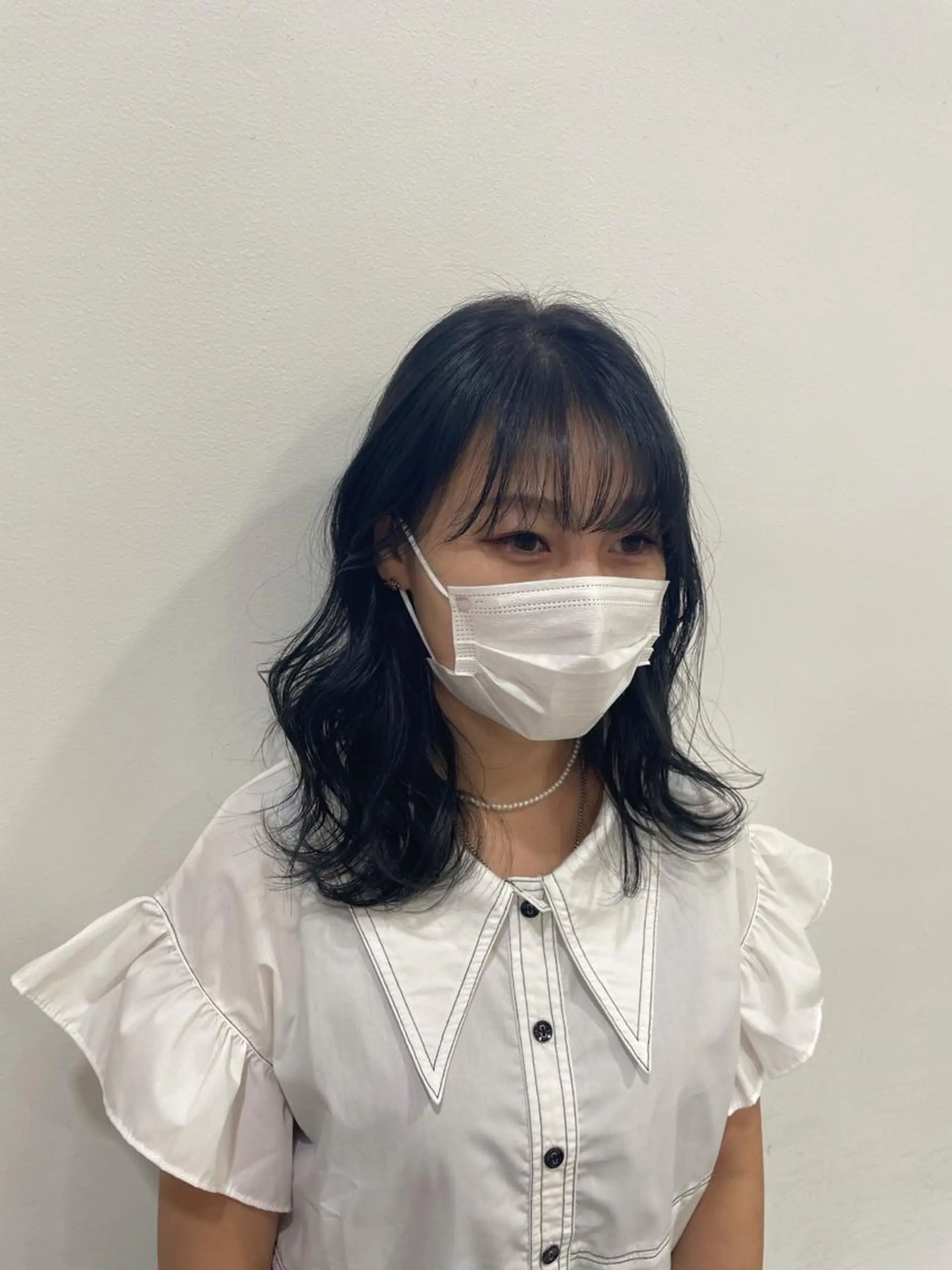 ミディアム 韓国ハイトーン🦋 hikariのヘアスタイル