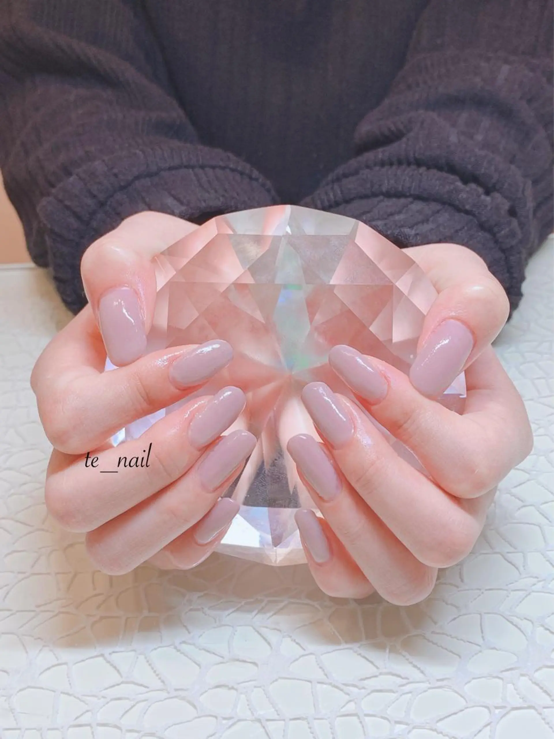 ネイル ワンカラーネイル シンプルネイル ｔe_ nailのネイルデザイン