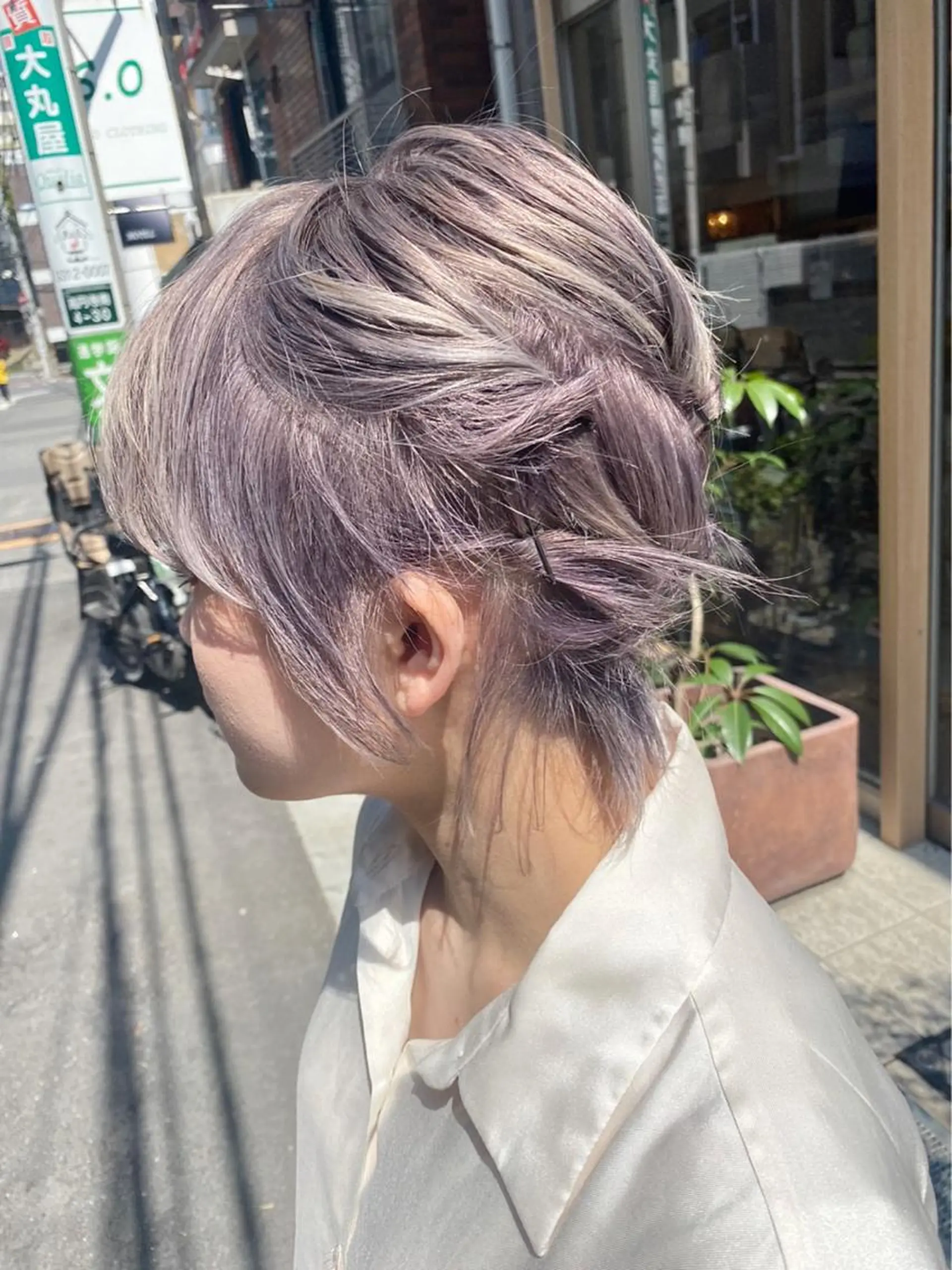 ショート ハイトーンNo.1✨ パーマ✨イマイタツヤのヘアスタイル