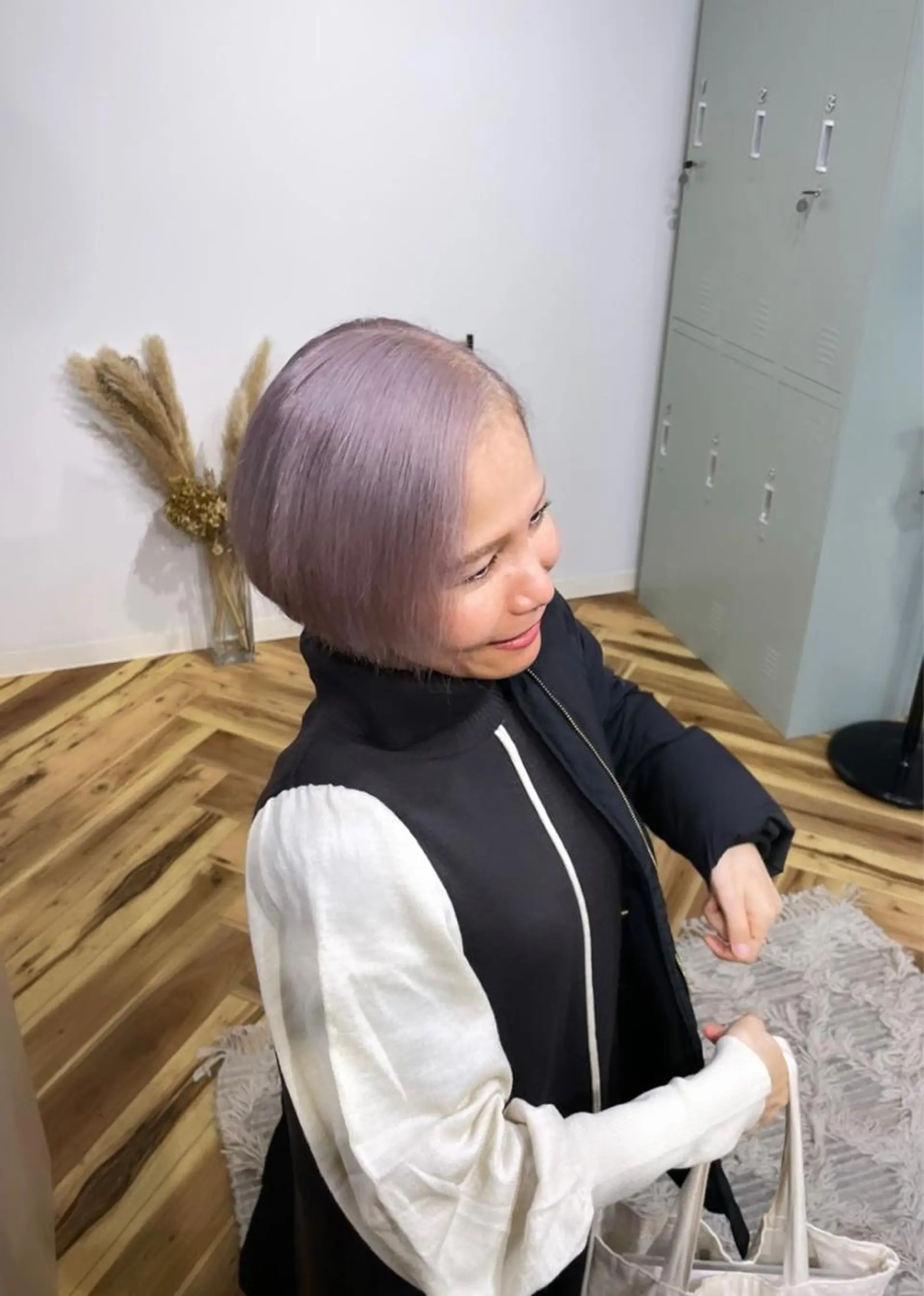 ショート ヘアカラー 有人/バレイヤージュ /シャドールーツのヘアスタイル