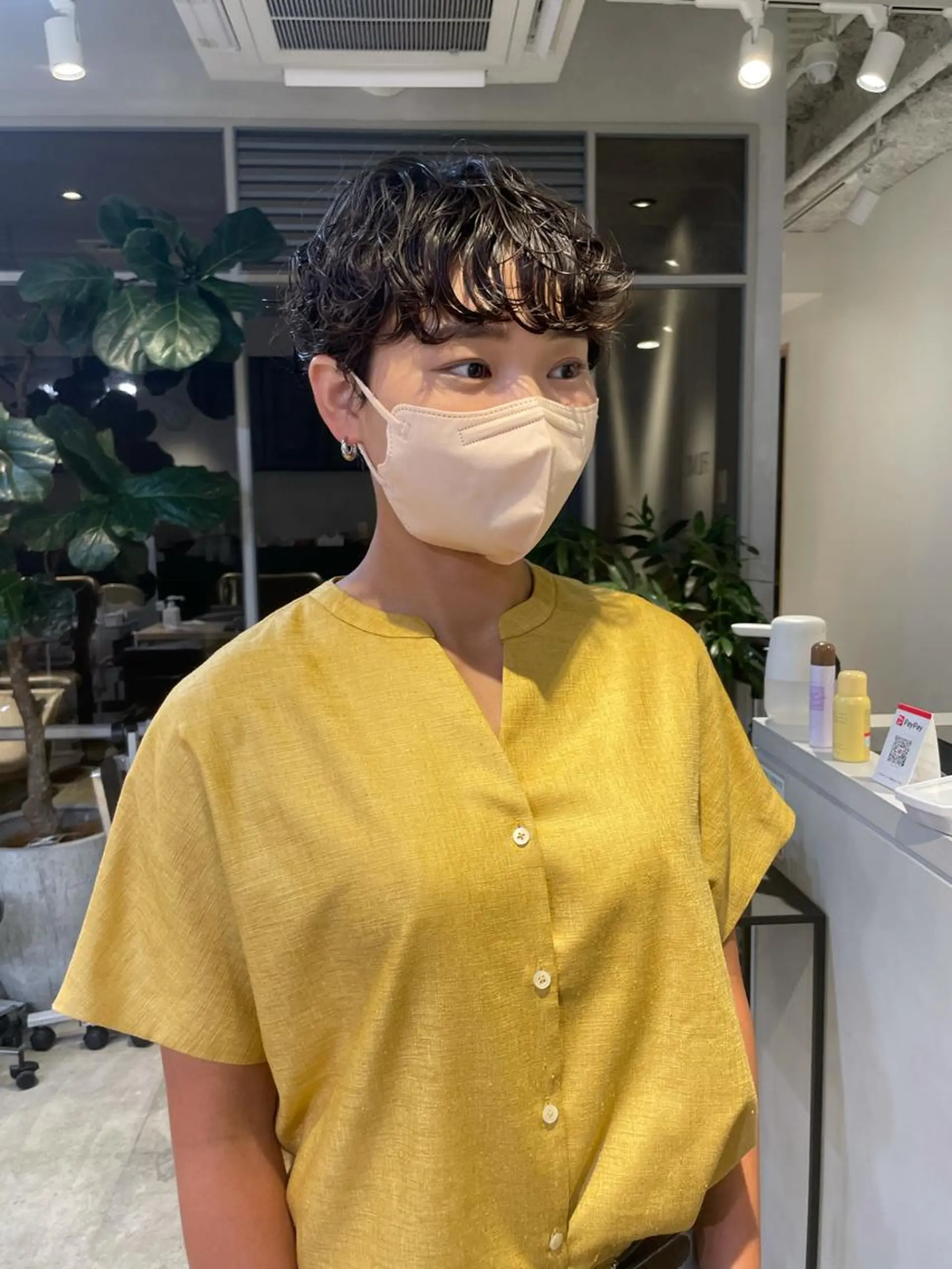 ショート パーマ 斉藤 瑞恵のヘアスタイル