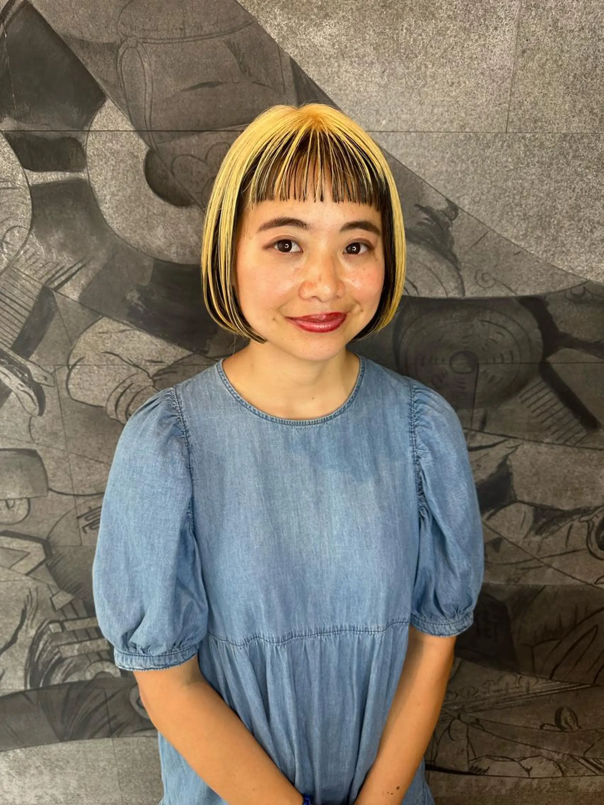 カラー ボブ AIRI 🐈‍⬛のヘアスタイル