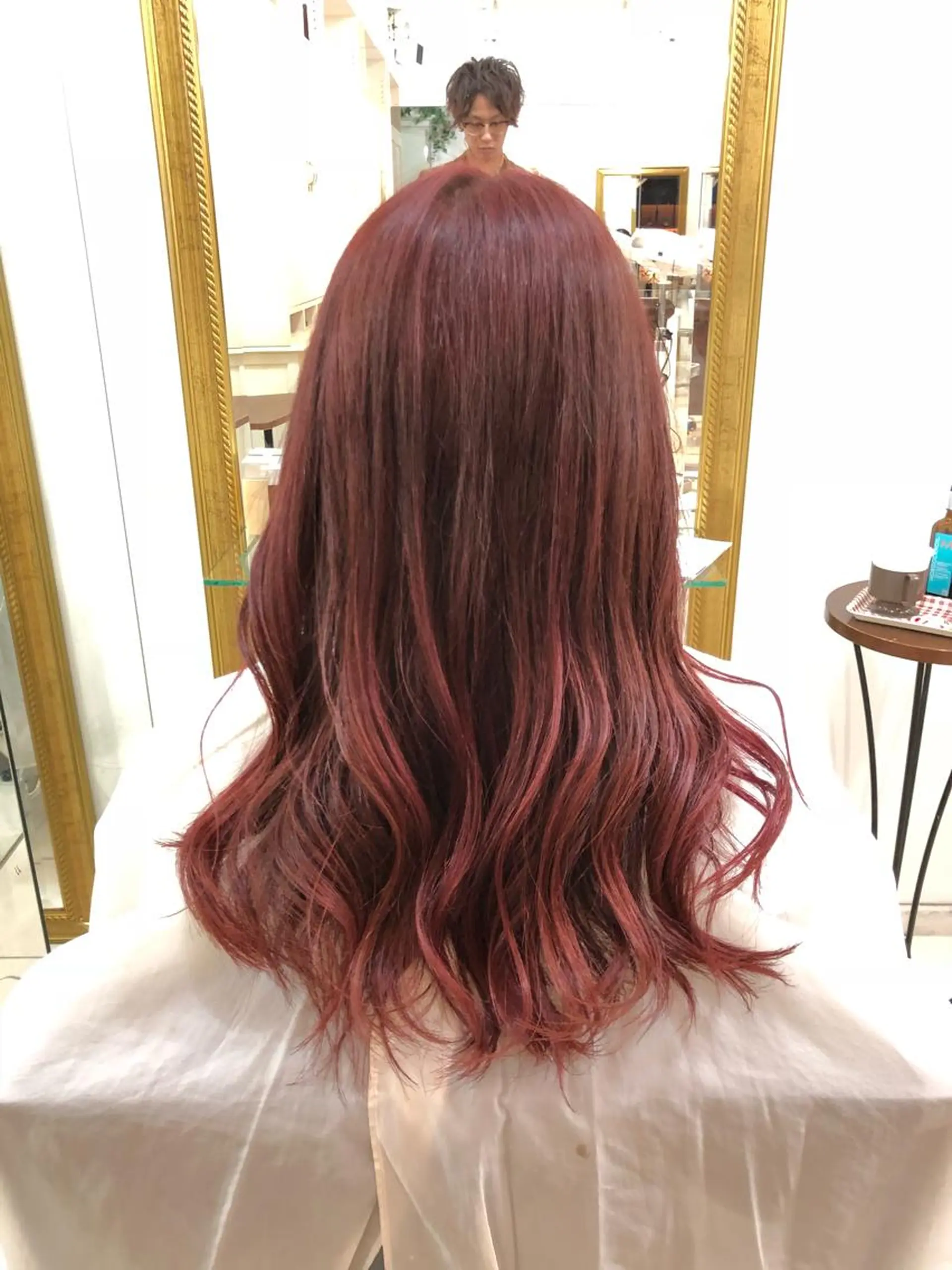 ロング カラー 似合わせカット 小顔カット 縮毛矯正⭐️ TAKAHIROのヘアスタイル