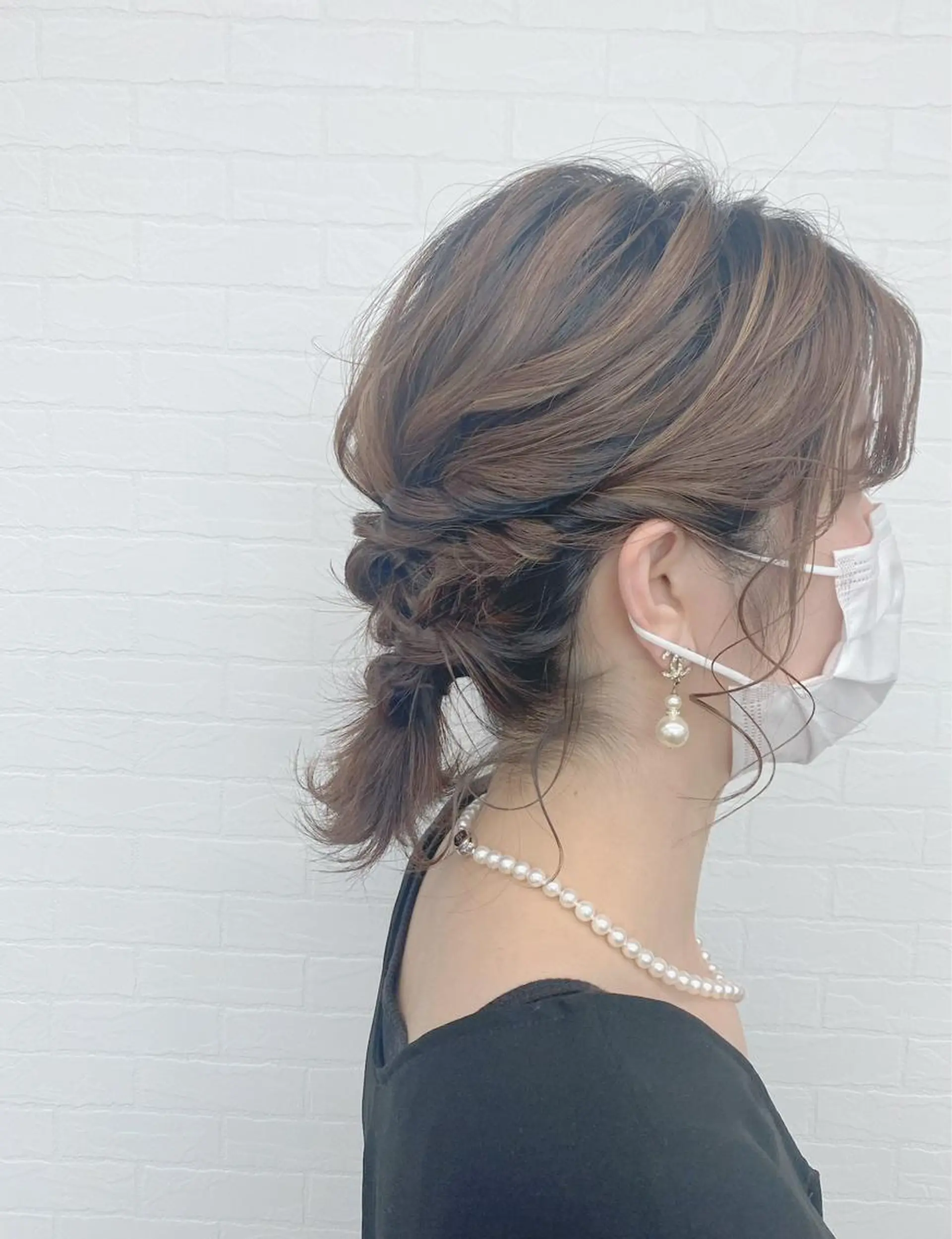 ミディアム ヘアアレンジ 結婚式・ブライダル ヘアセット GRANLUSSO 〜グランルッソ駅前店所属・木口 嘉美のヘアスタイル