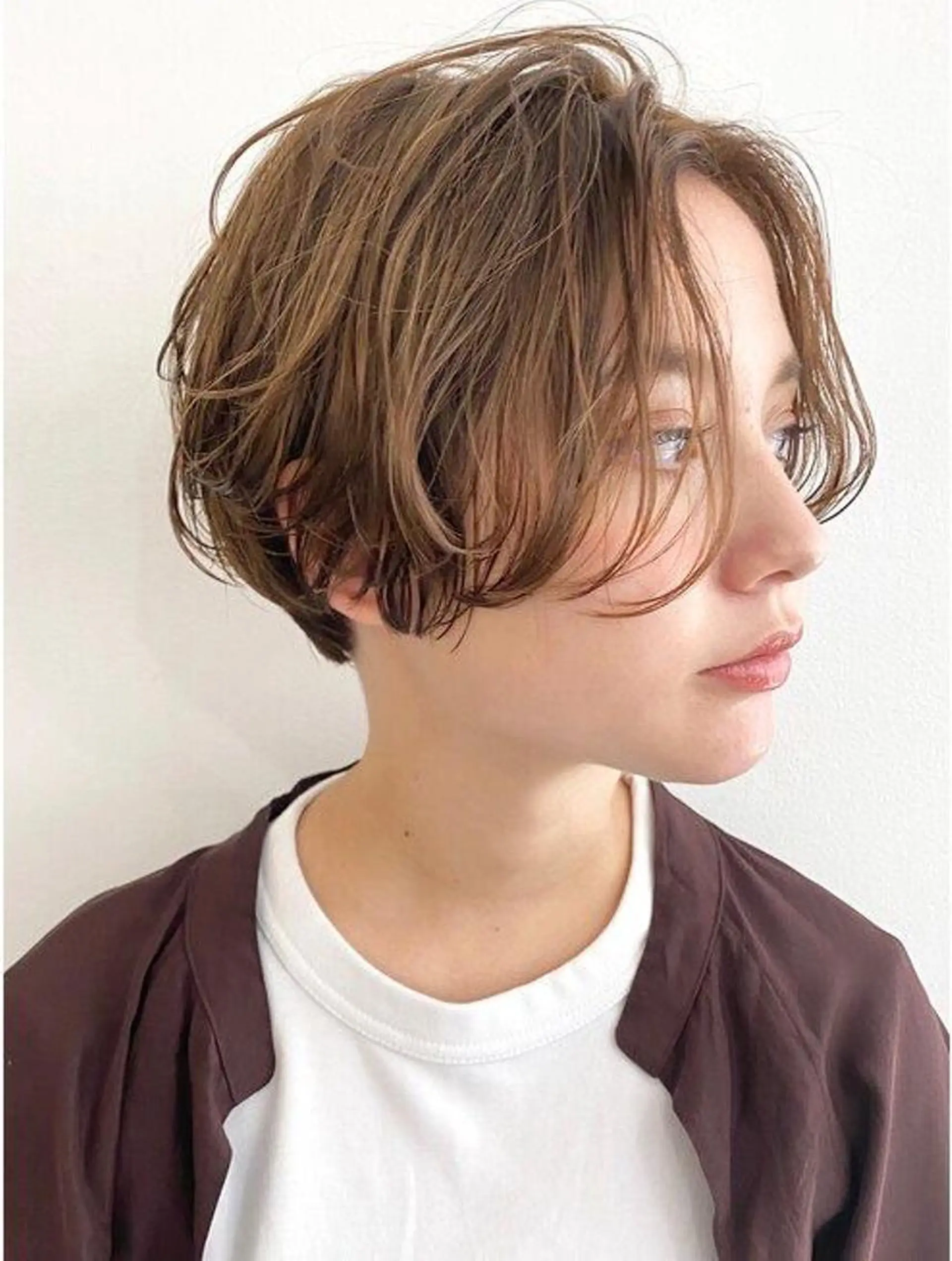 ショート カラー 吉田一輝 外国人パーマのヘアスタイル