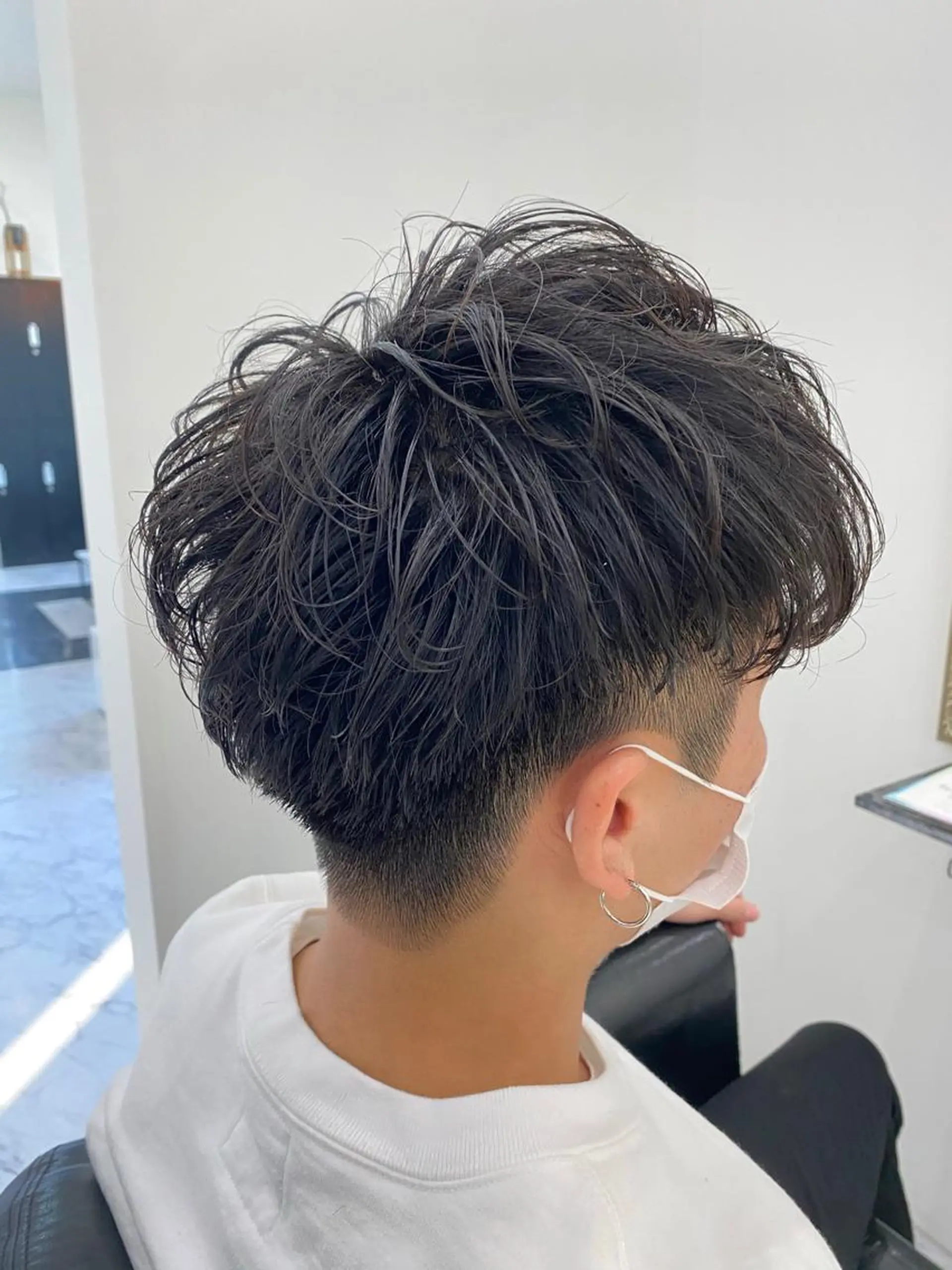 パーマ メンズ メンズパーマ 刈り上げ DEAN所属・向井 彩里のヘアスタイル