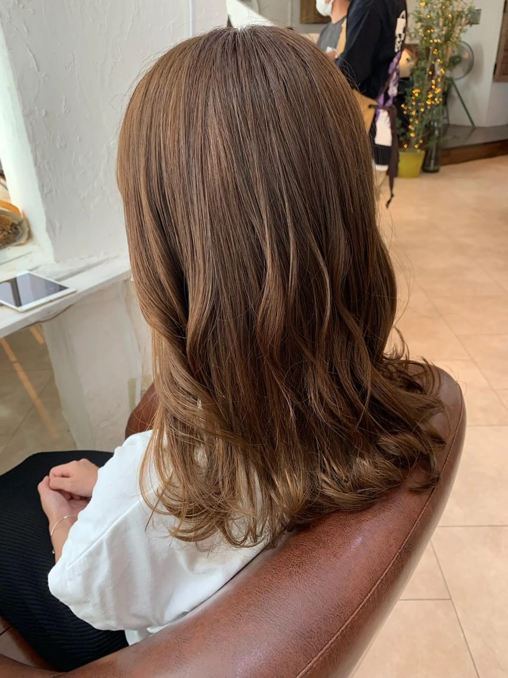 セミロング カラー 💛ハイトーン💛 りむのヘアスタイル