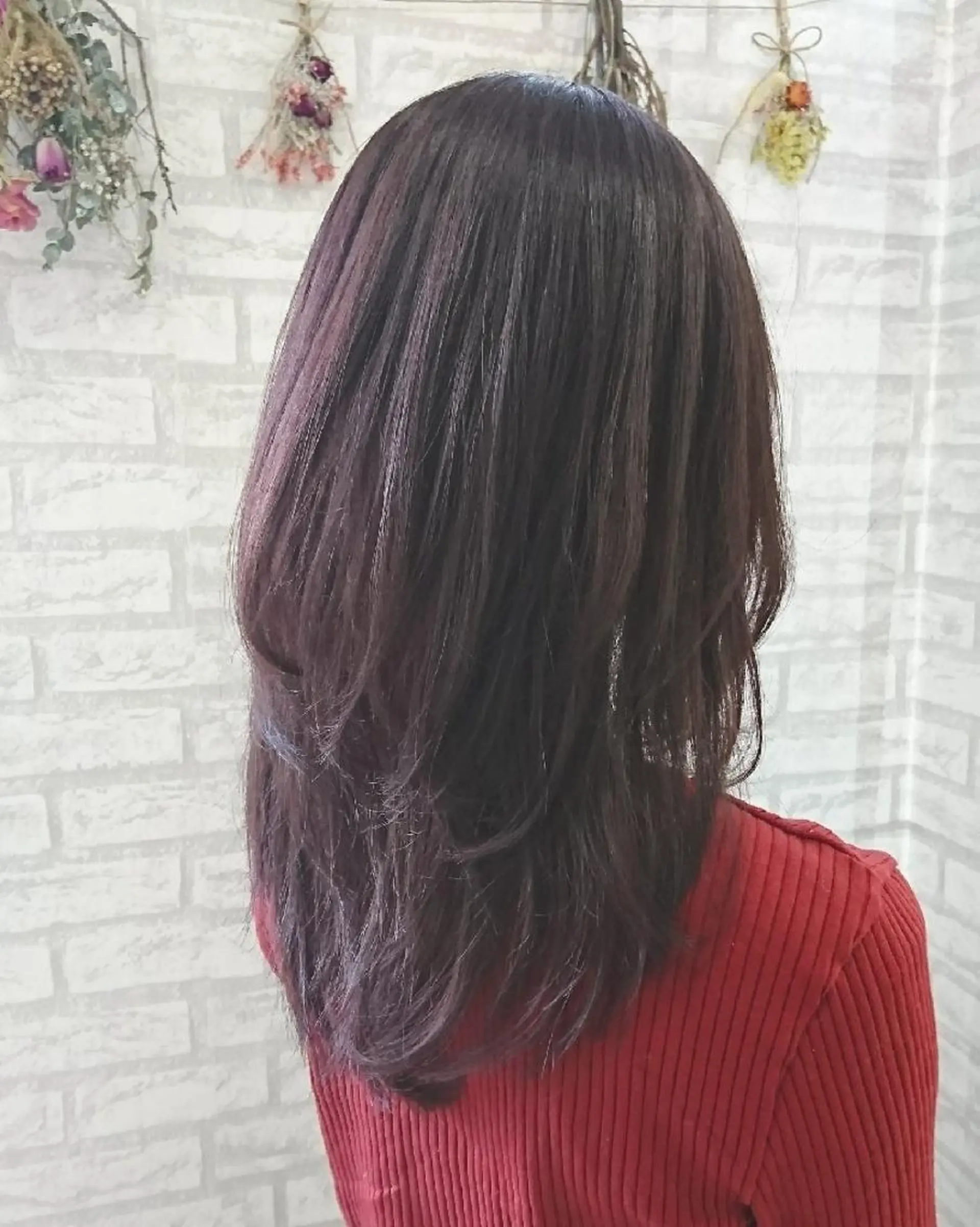 セミロング カラー レイヤーカット ＊Cielo＊ 佐藤 幸世のヘアスタイル