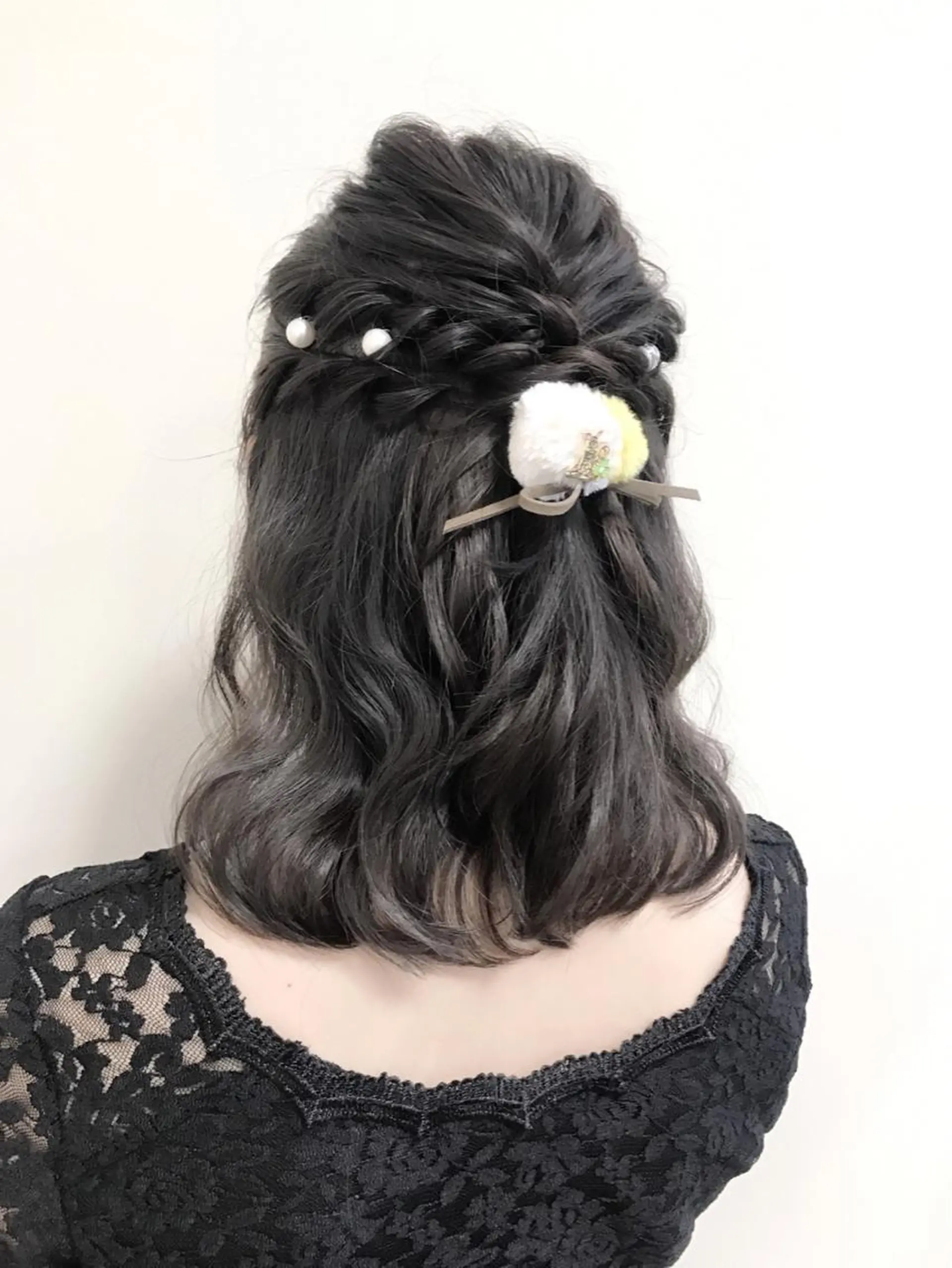 ミディアム ヘアアレンジ 沢田 瞳のヘアスタイル