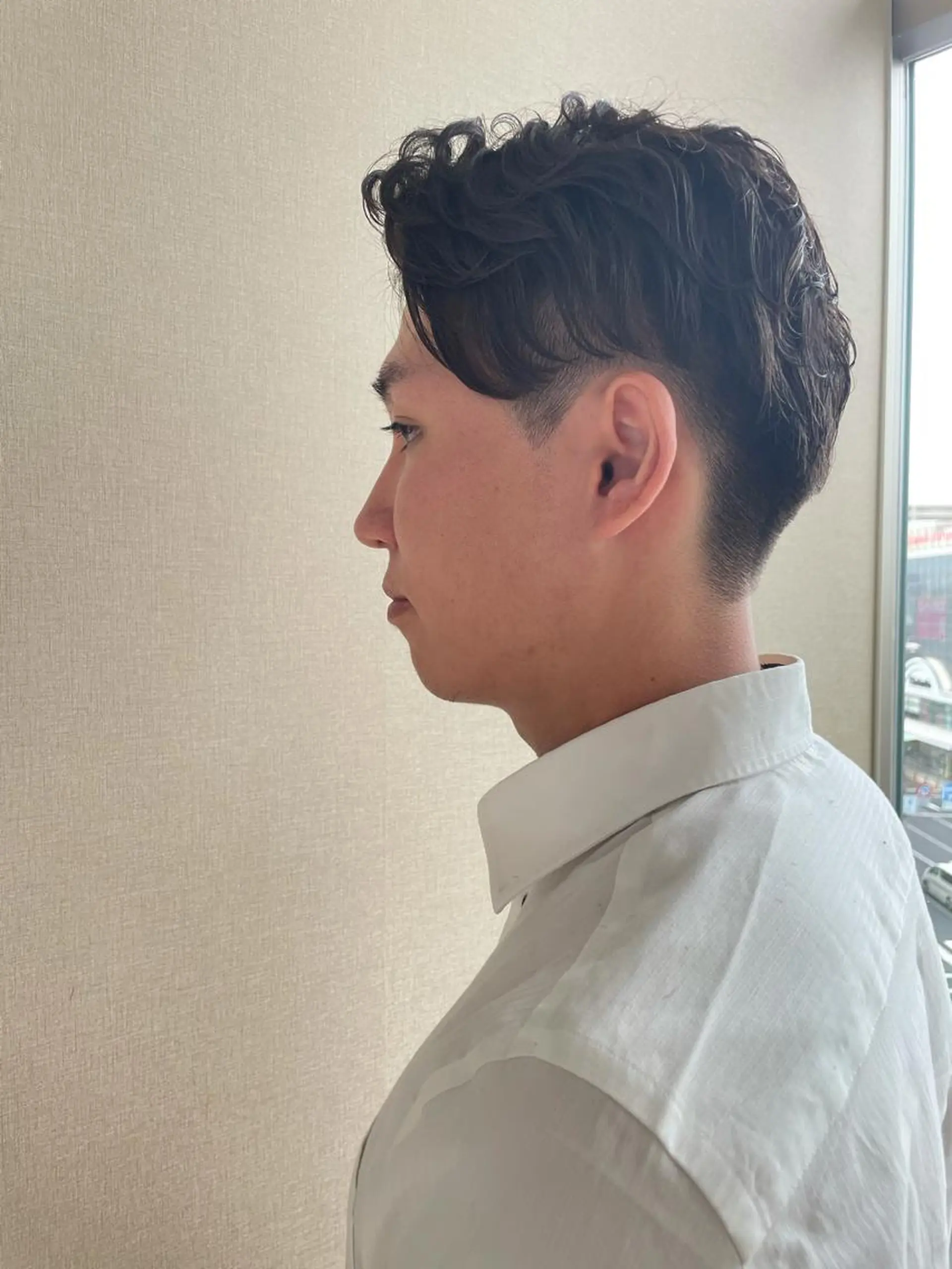 パーマ メンズ gotoday shaire saron所属・miu. ボブ/透け感カラーのヘアスタイル